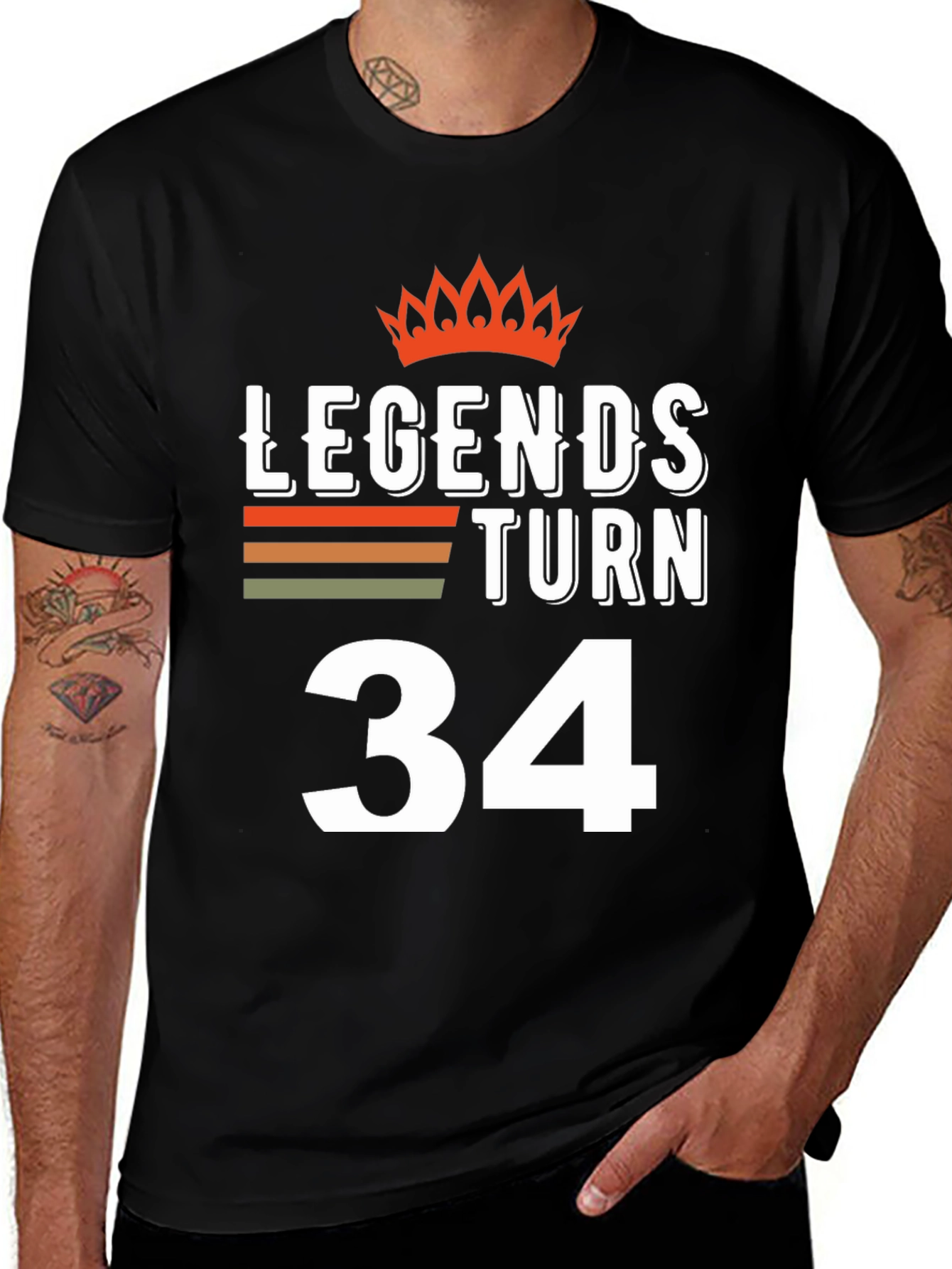Legends Turn 34 T-Shirt
