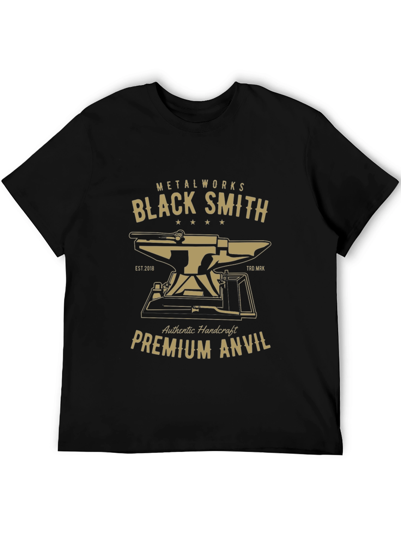 Blacksmith Premium Anvil T-Shirt - Metalworks Design