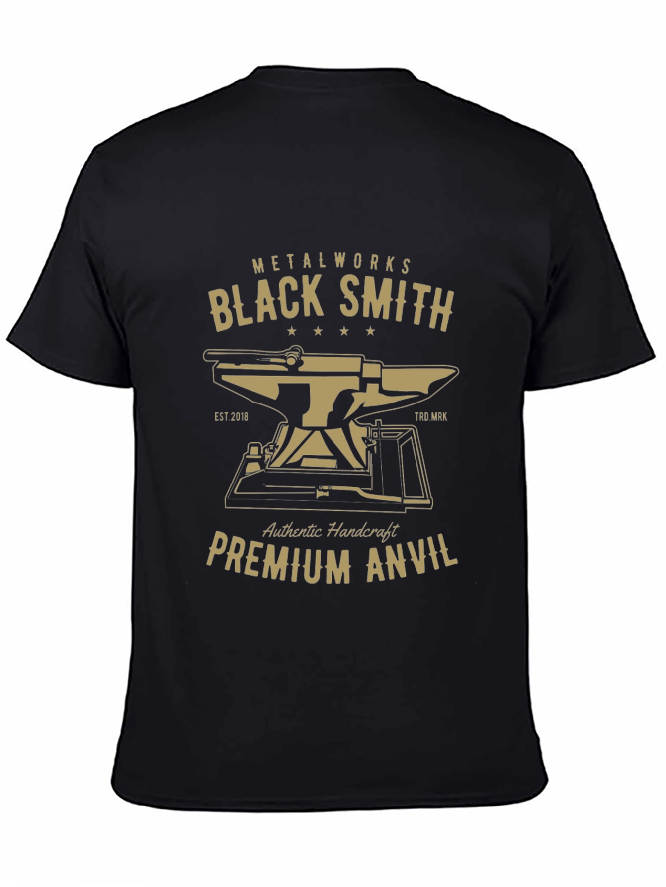 Blacksmith Premium Anvil T-Shirt - Metalworks Design