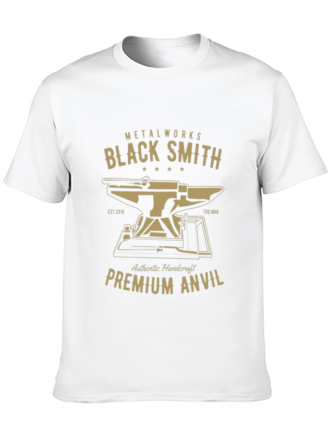 Blacksmith Premium Anvil T-Shirt - Metalworks Design