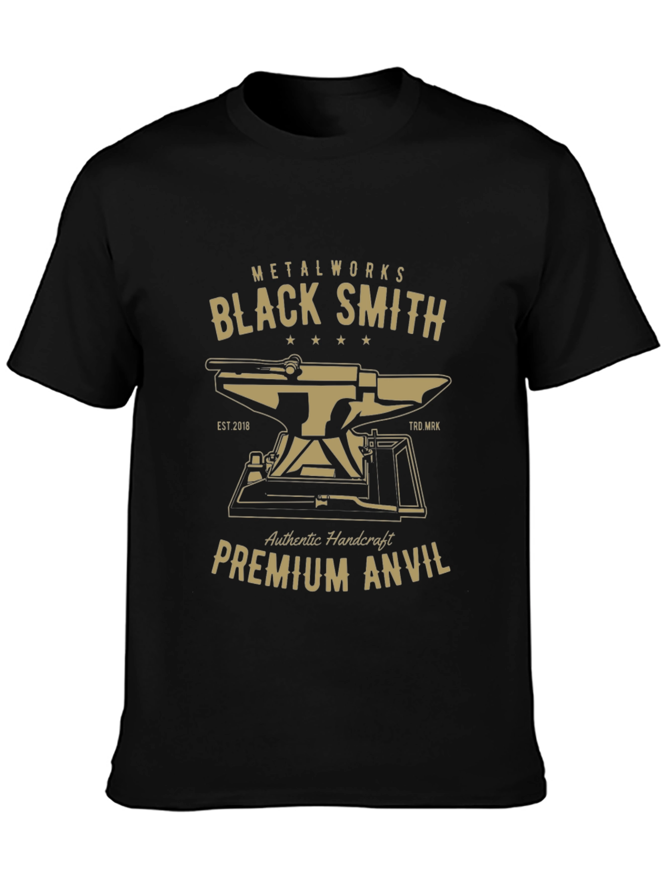 Blacksmith Premium Anvil T-Shirt - Metalworks Design