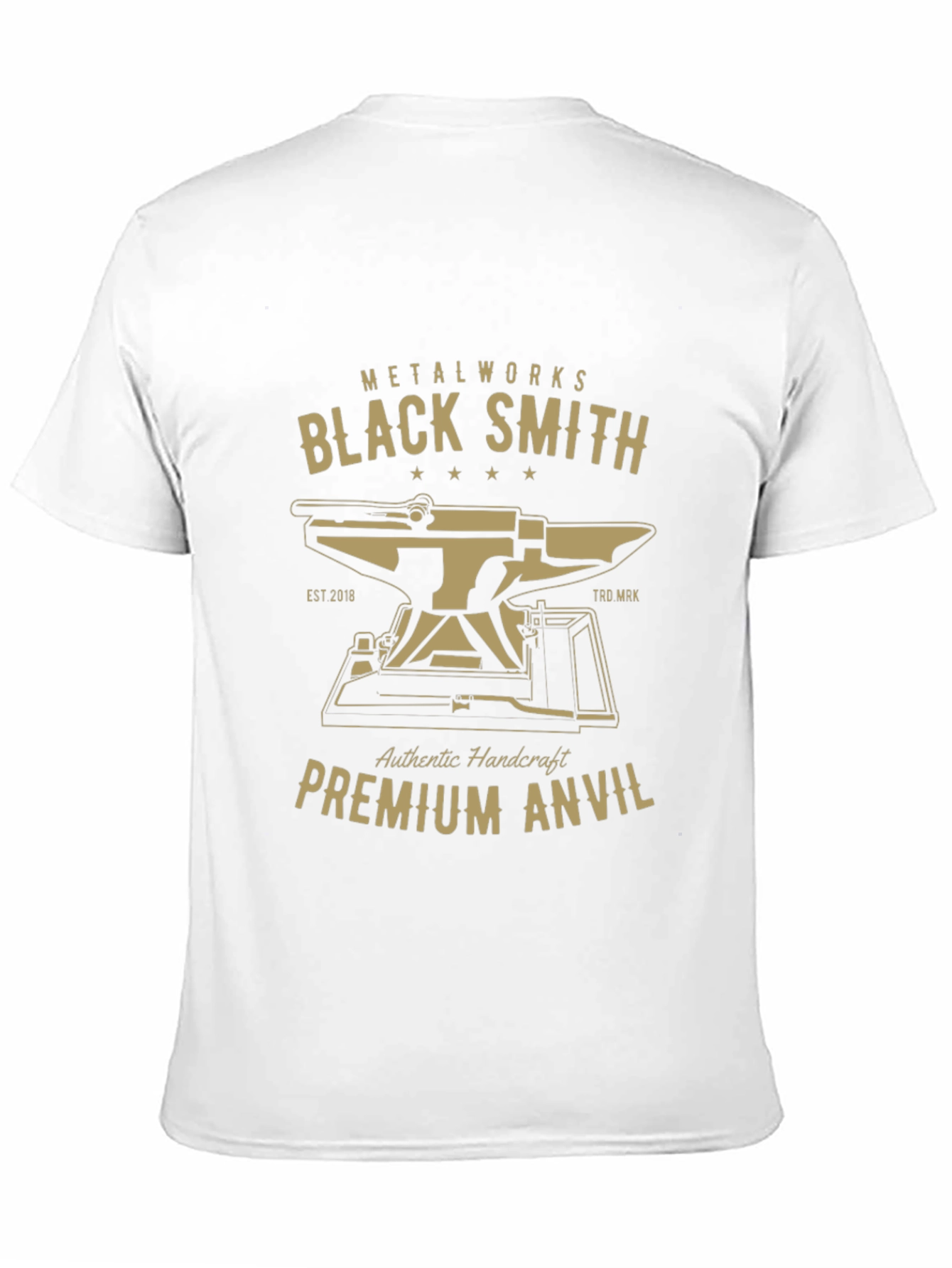 Blacksmith Premium Anvil T-Shirt - Metalworks Design