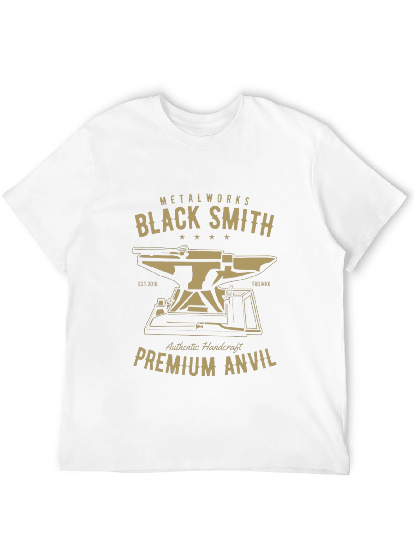 Blacksmith Premium Anvil T-Shirt - Metalworks Design