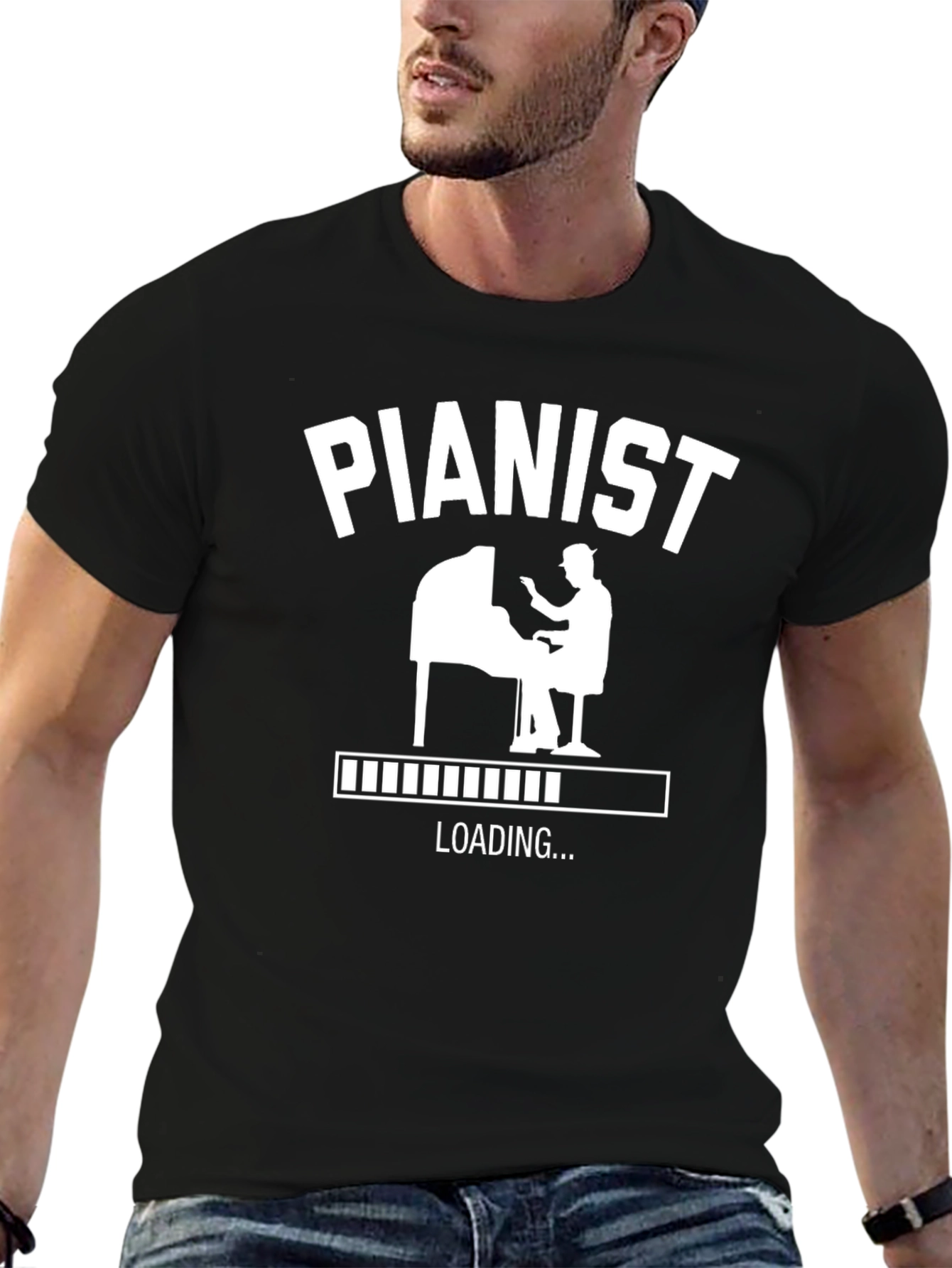 Pianist Loading Funny Musician T-Shirt