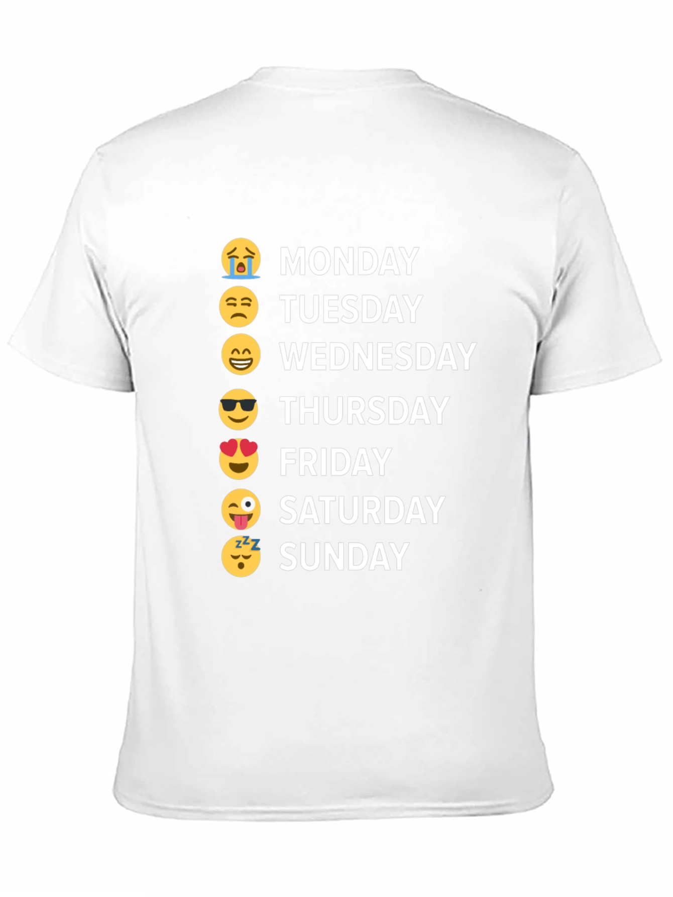 Emoji Days of the Week T-Shirt