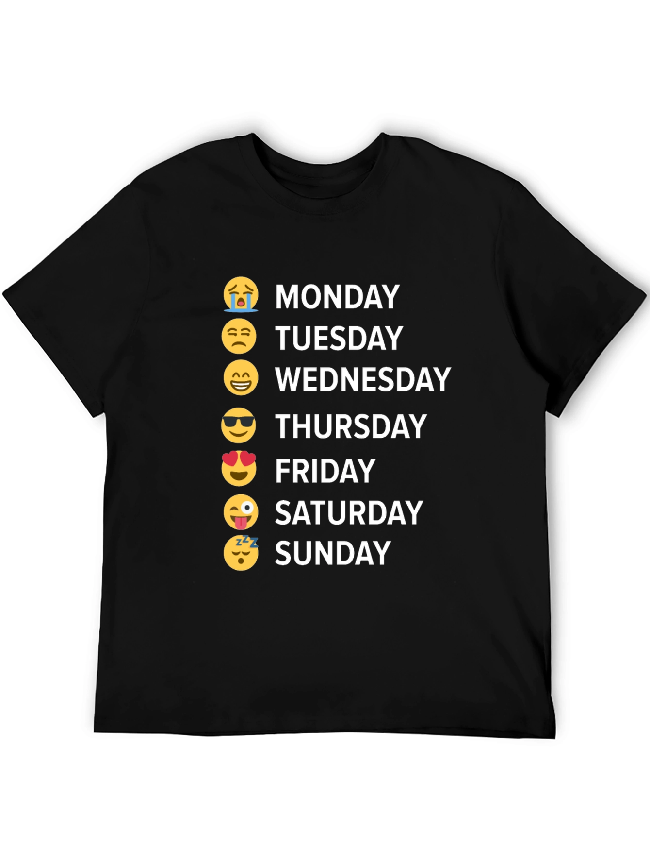Emoji Days of the Week T-Shirt