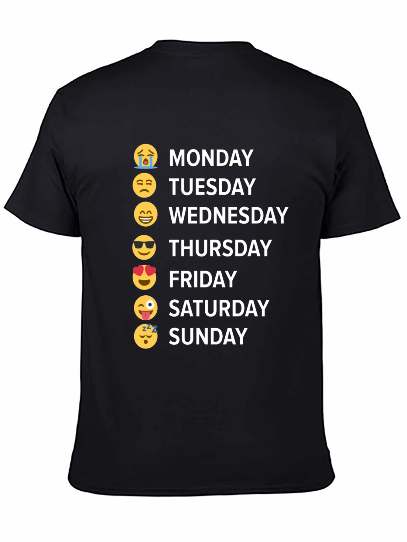 Emoji Days of the Week T-Shirt
