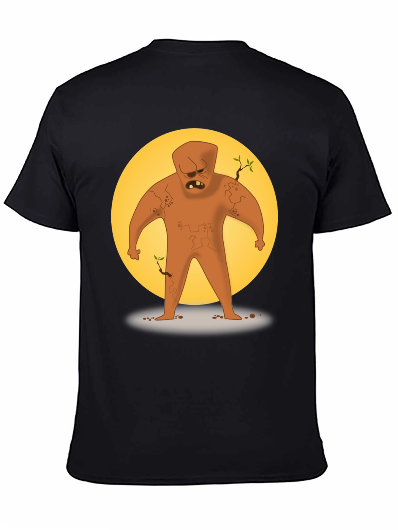 Earth Golem Graphic Tee - Nature Warrior