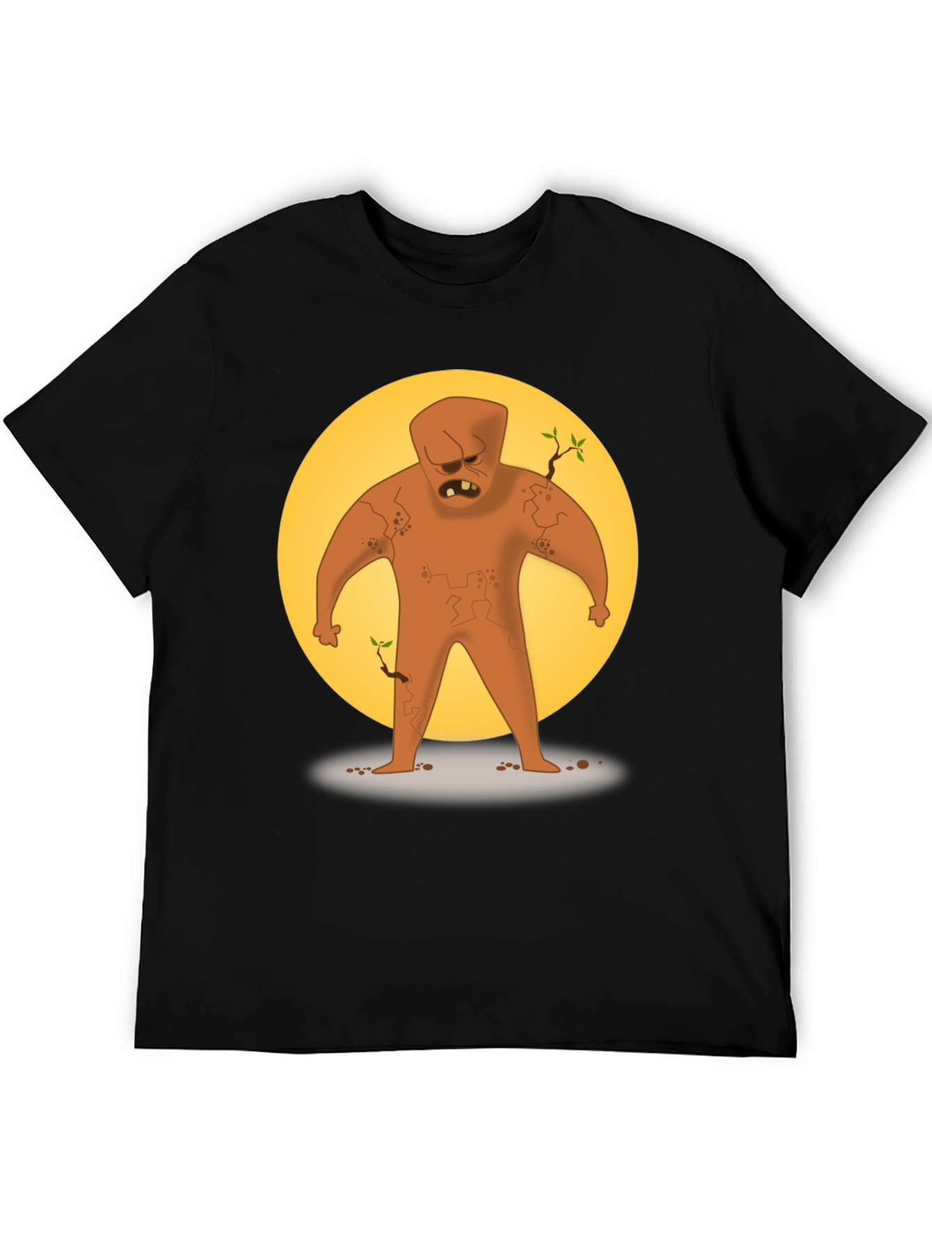 Earth Golem Graphic Tee - Nature Warrior