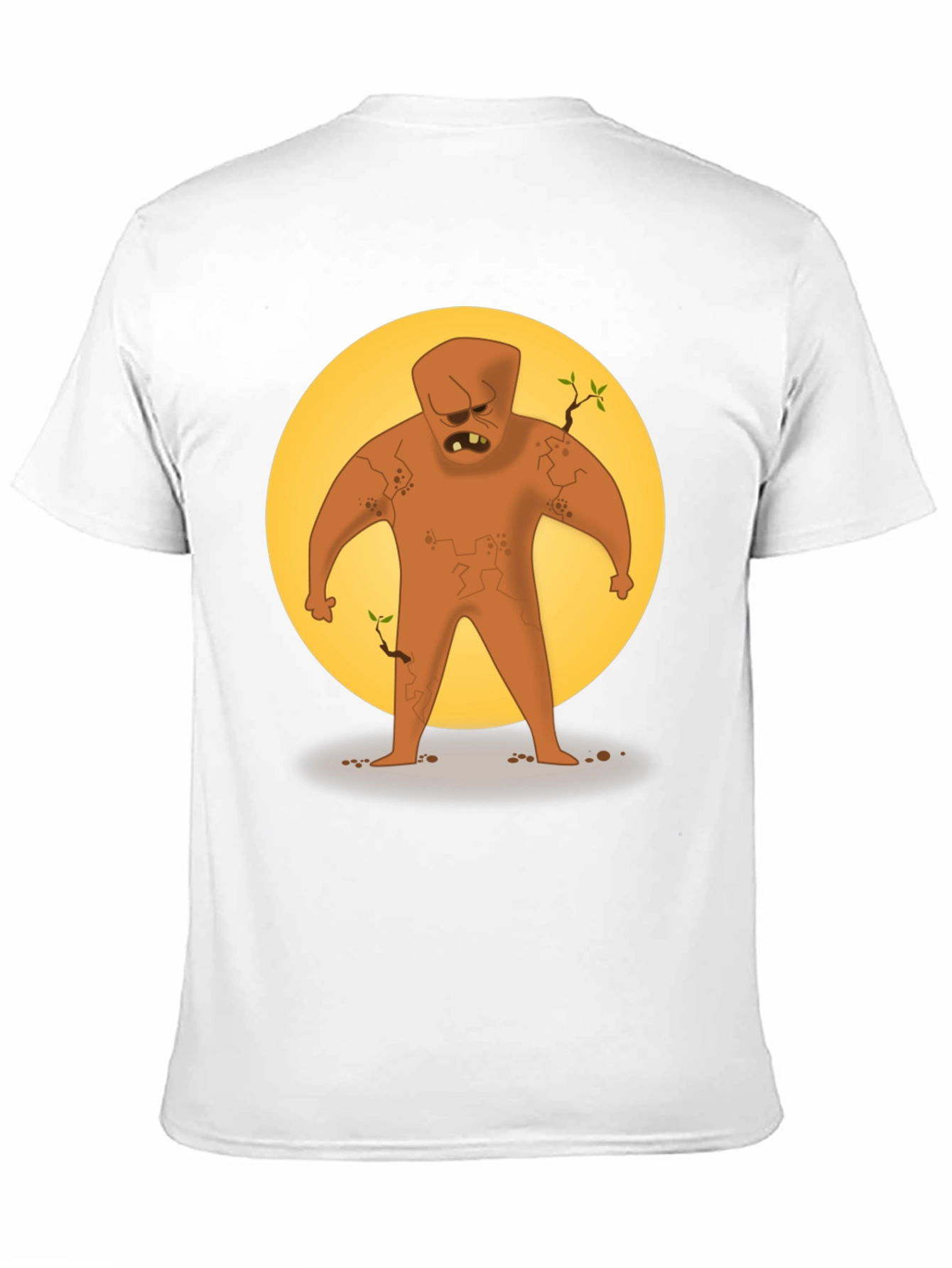 Earth Golem Graphic Tee - Nature Warrior