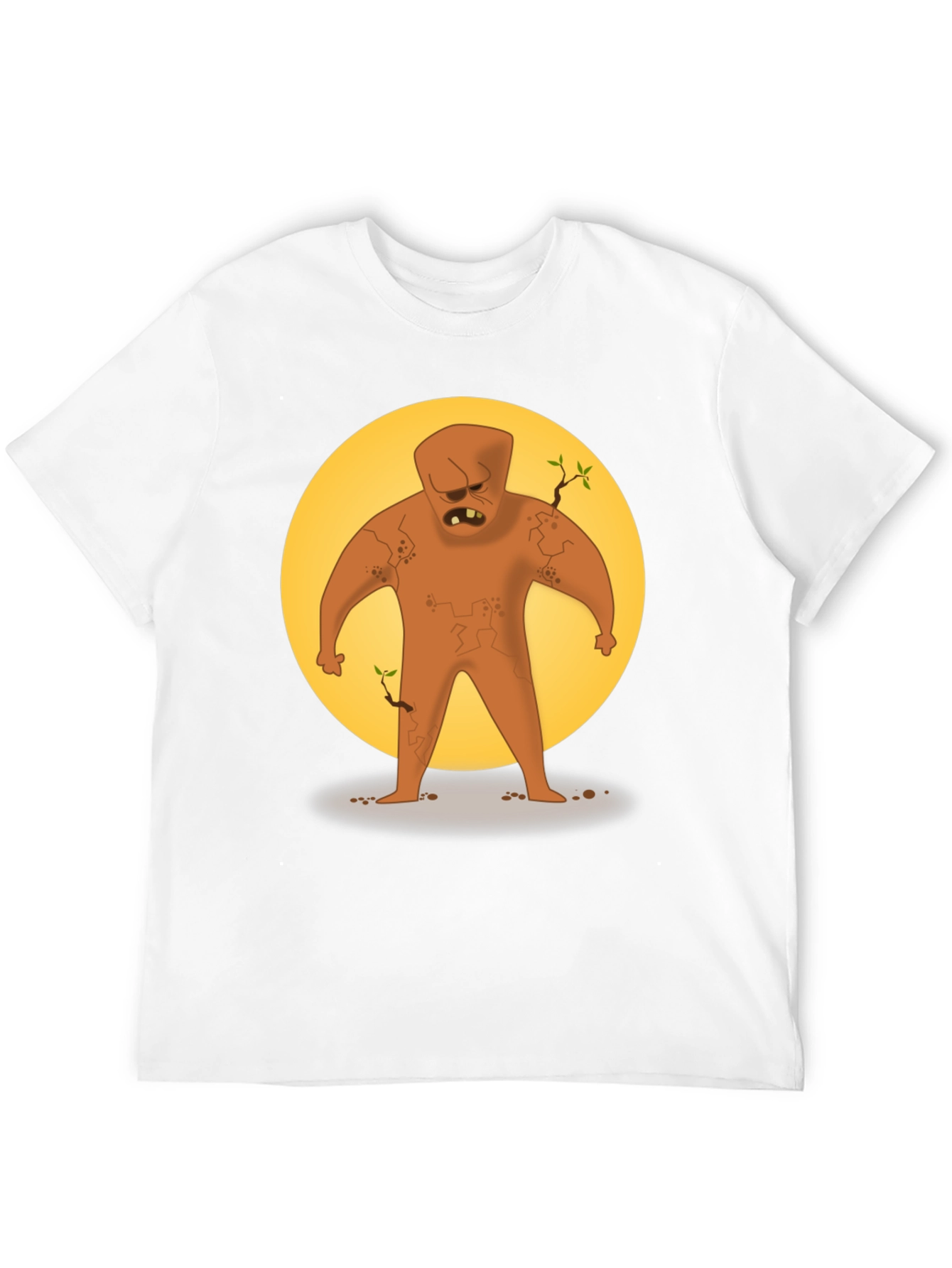 Earth Golem Graphic Tee - Nature Warrior