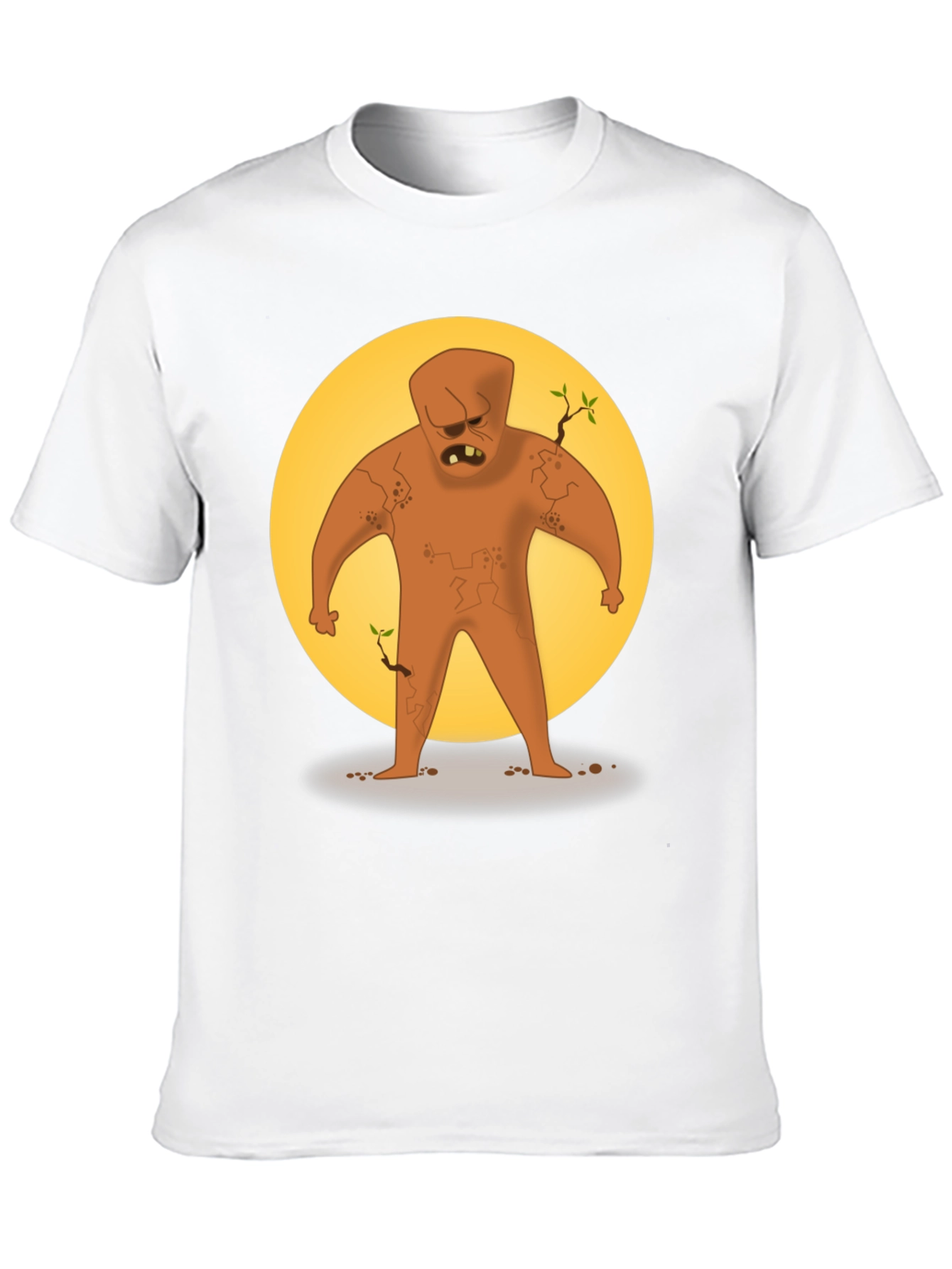 Earth Golem Graphic Tee - Nature Warrior