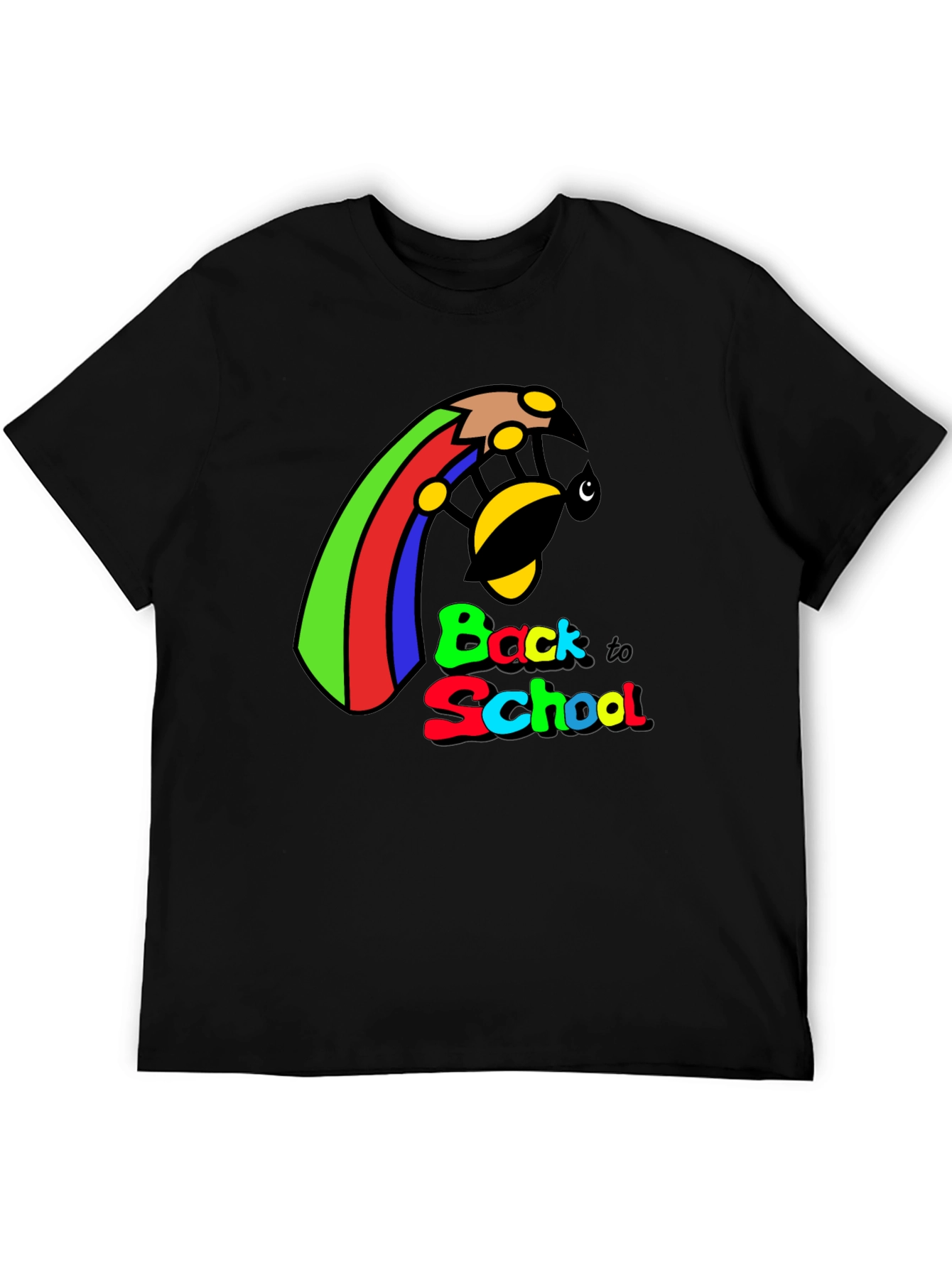 Back to School Graphic Tee - Unisex Black T-Shirt