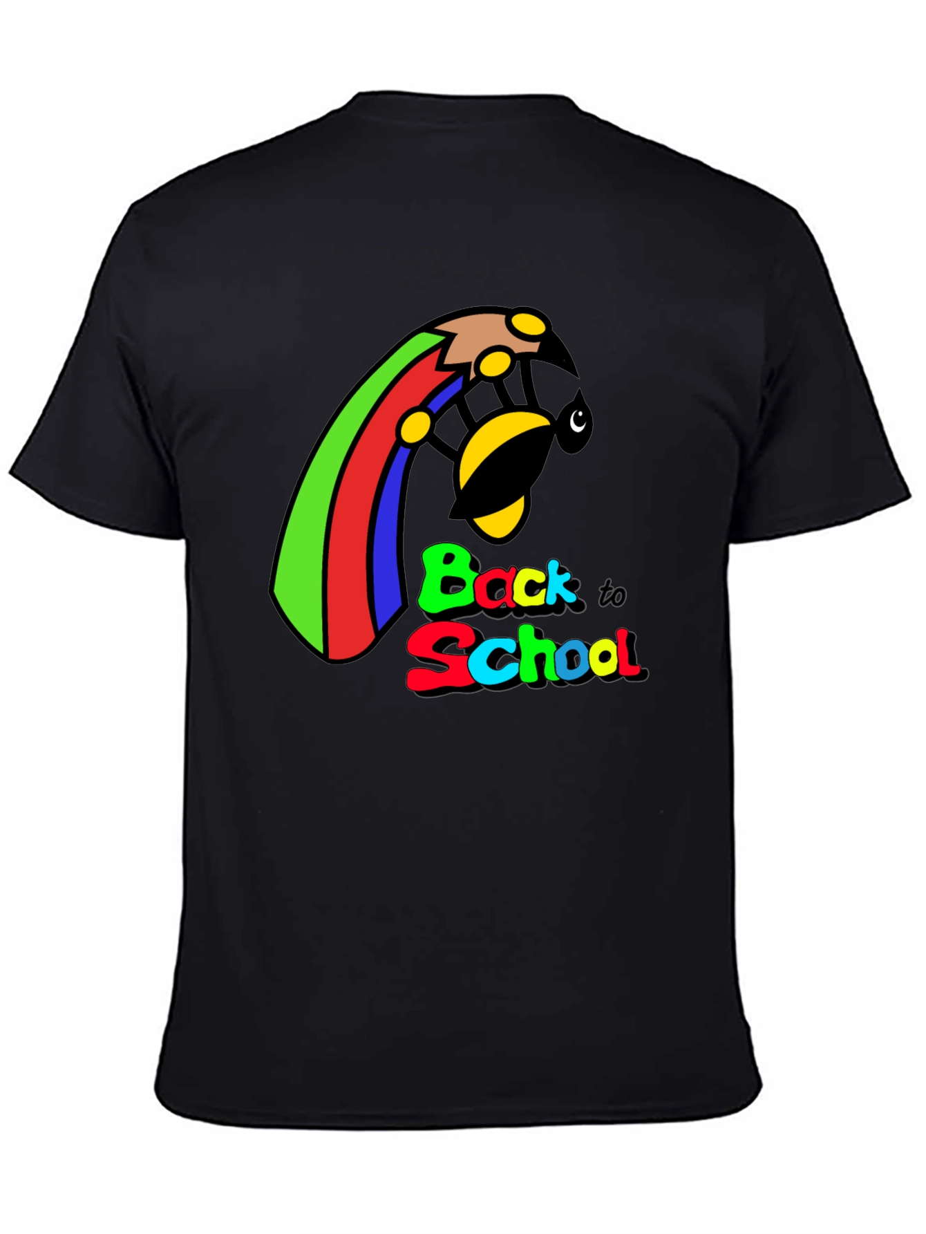 Back to School Graphic Tee - Unisex Black T-Shirt