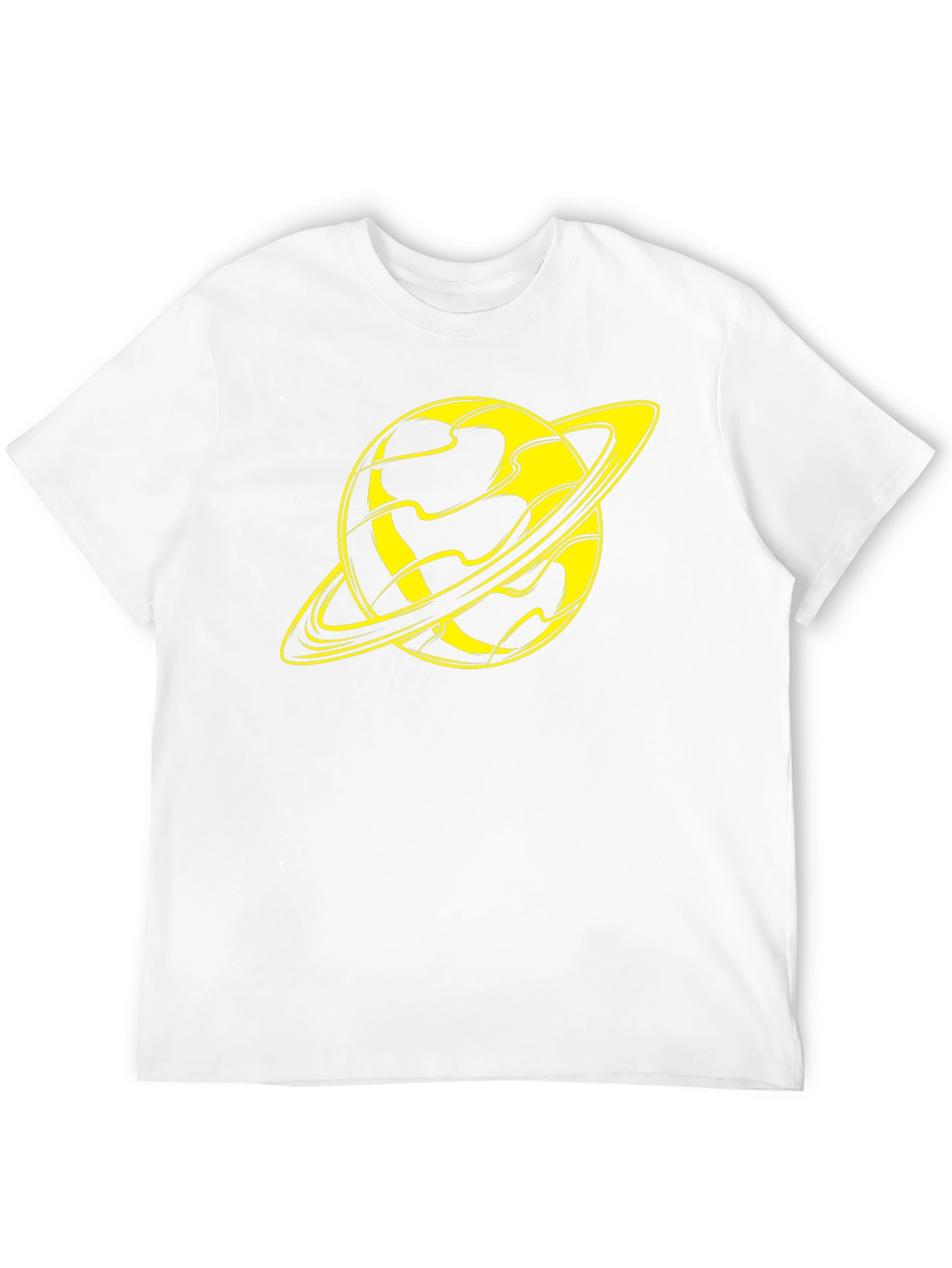 Saturn Graphic T-Shirt - Stylish Black Tee