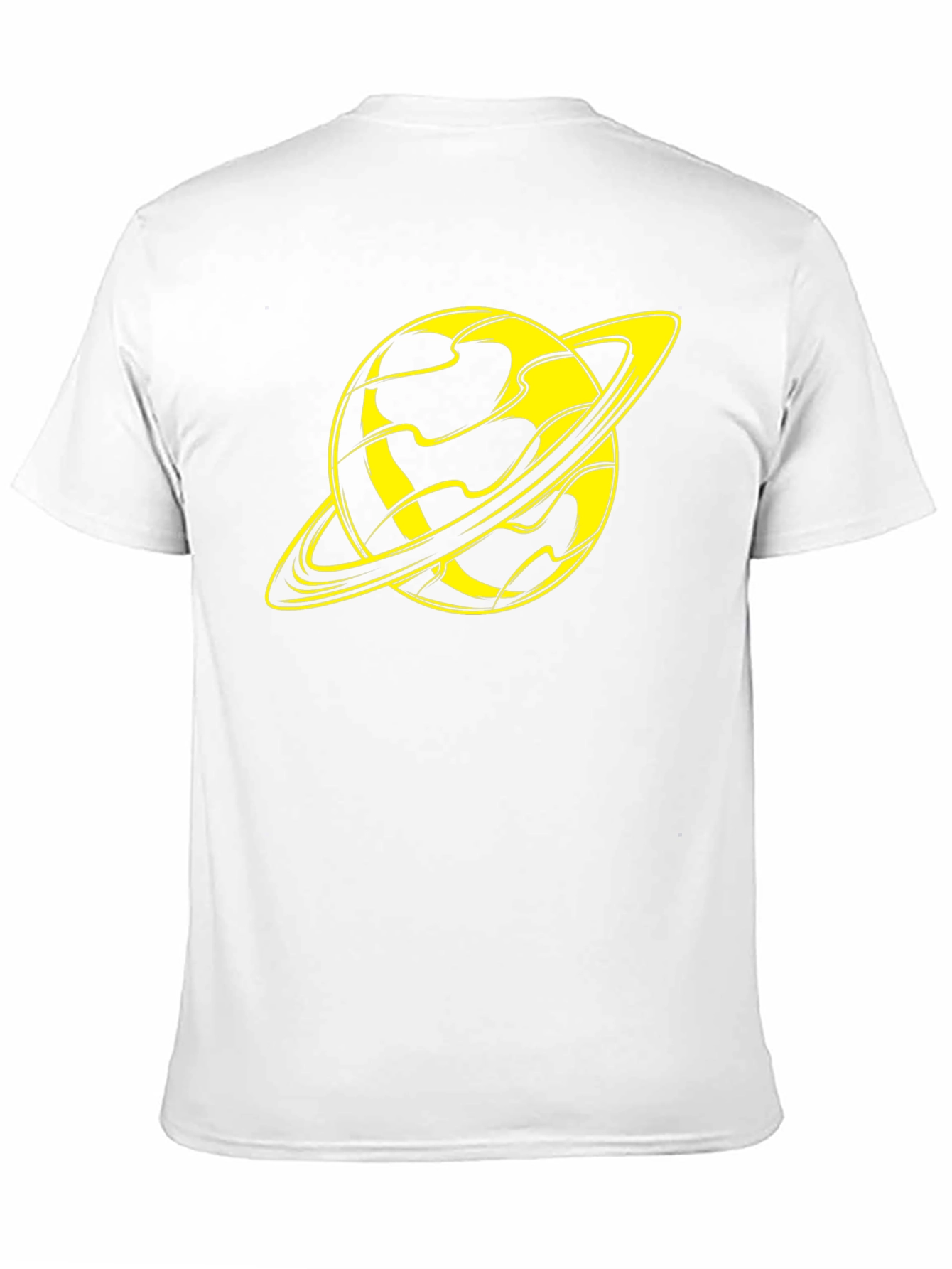 Saturn Graphic T-Shirt - Stylish Black Tee