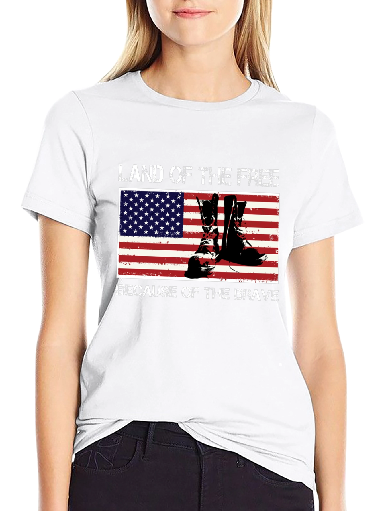 Land of the Free Graphic T-Shirt