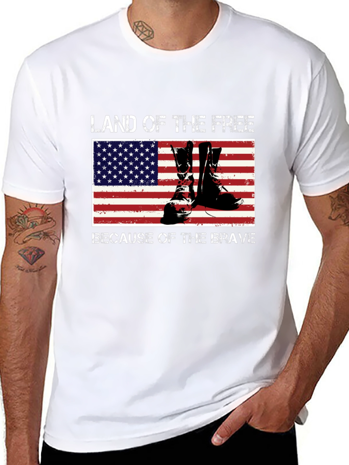 Land of the Free Graphic T-Shirt