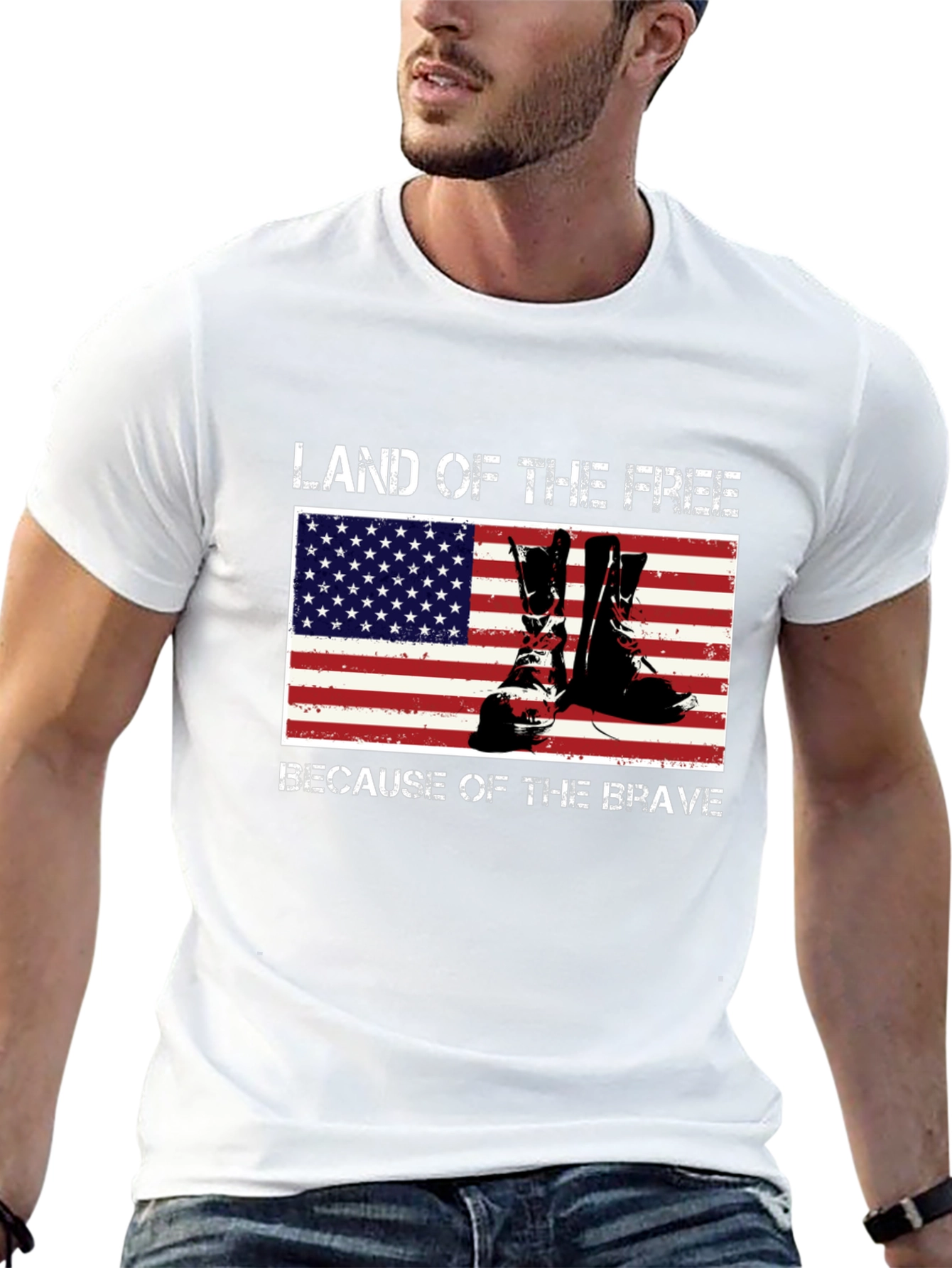 Land of the Free Graphic T-Shirt