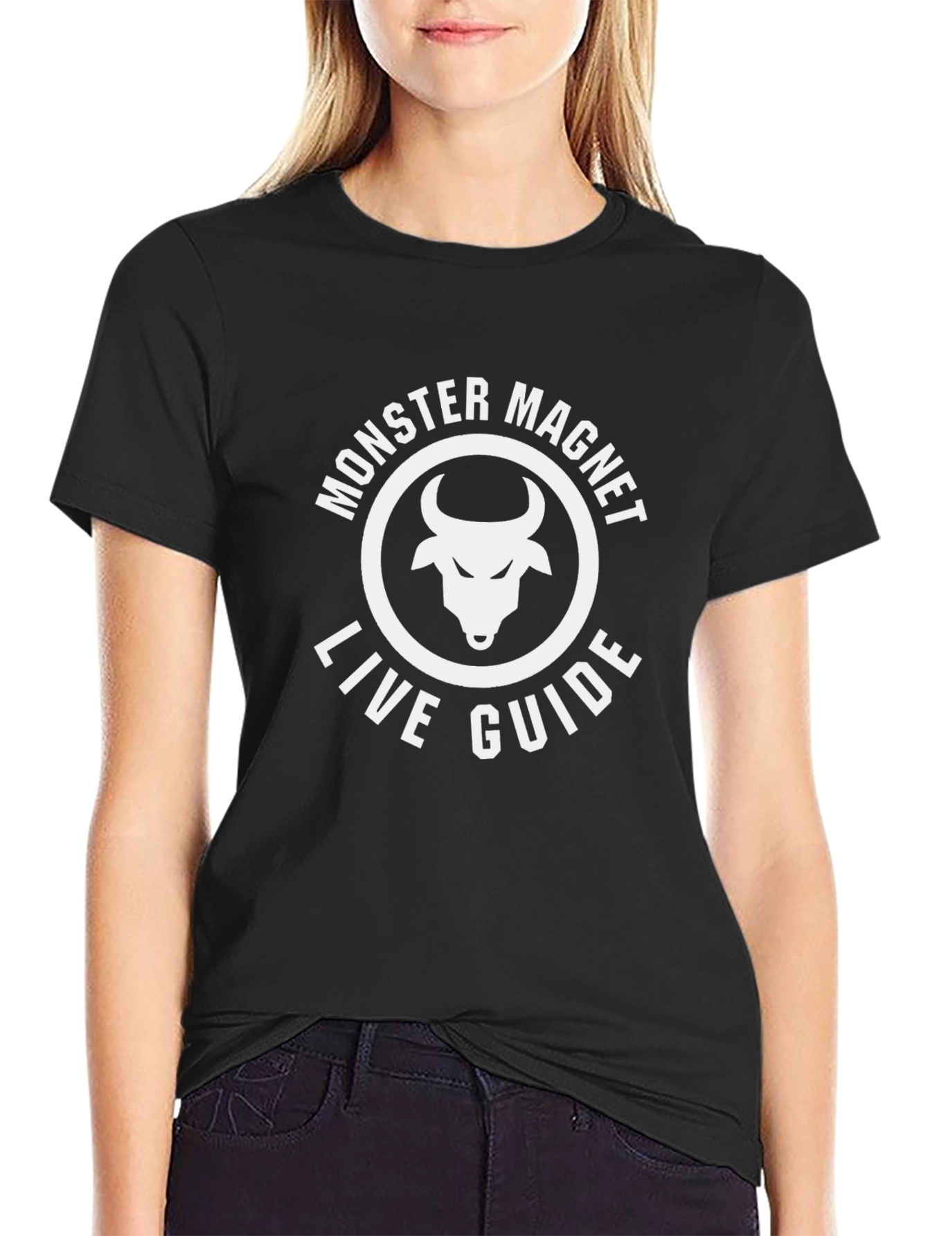 Monster Magnet Live Guide Black T-Shirt