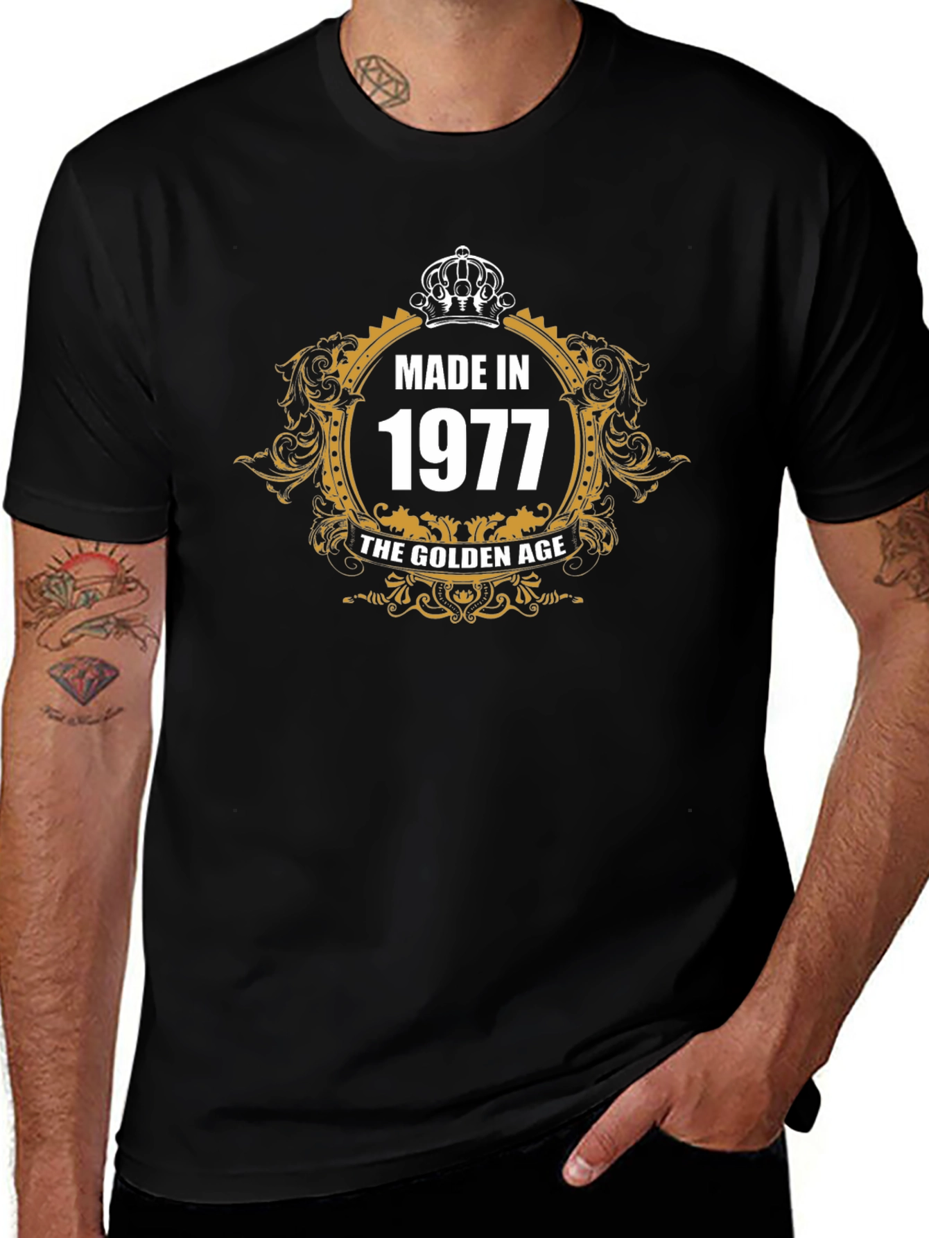 Made In 1977 Golden Age Graphic T-Shirt