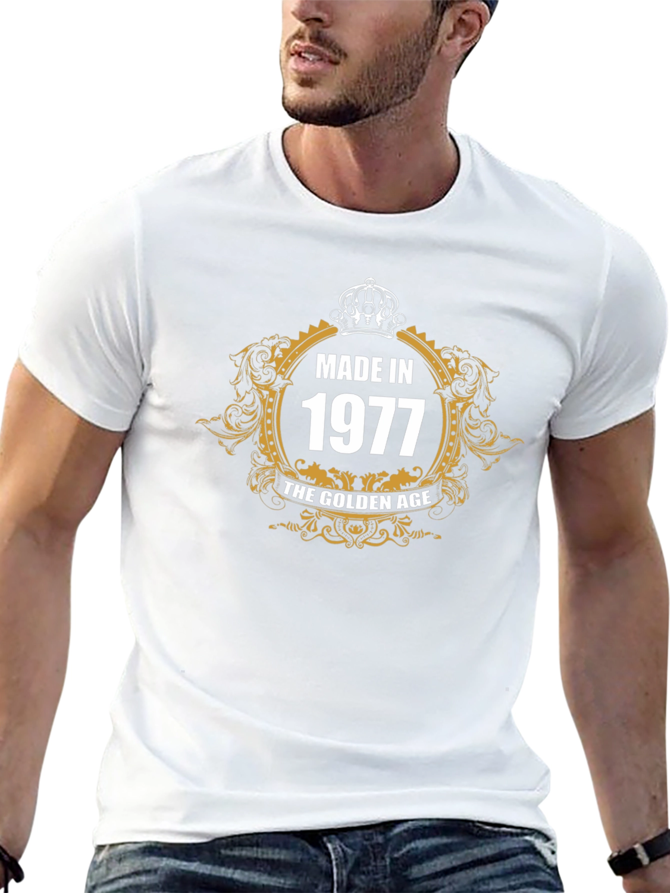 Made In 1977 Golden Age Graphic T-Shirt