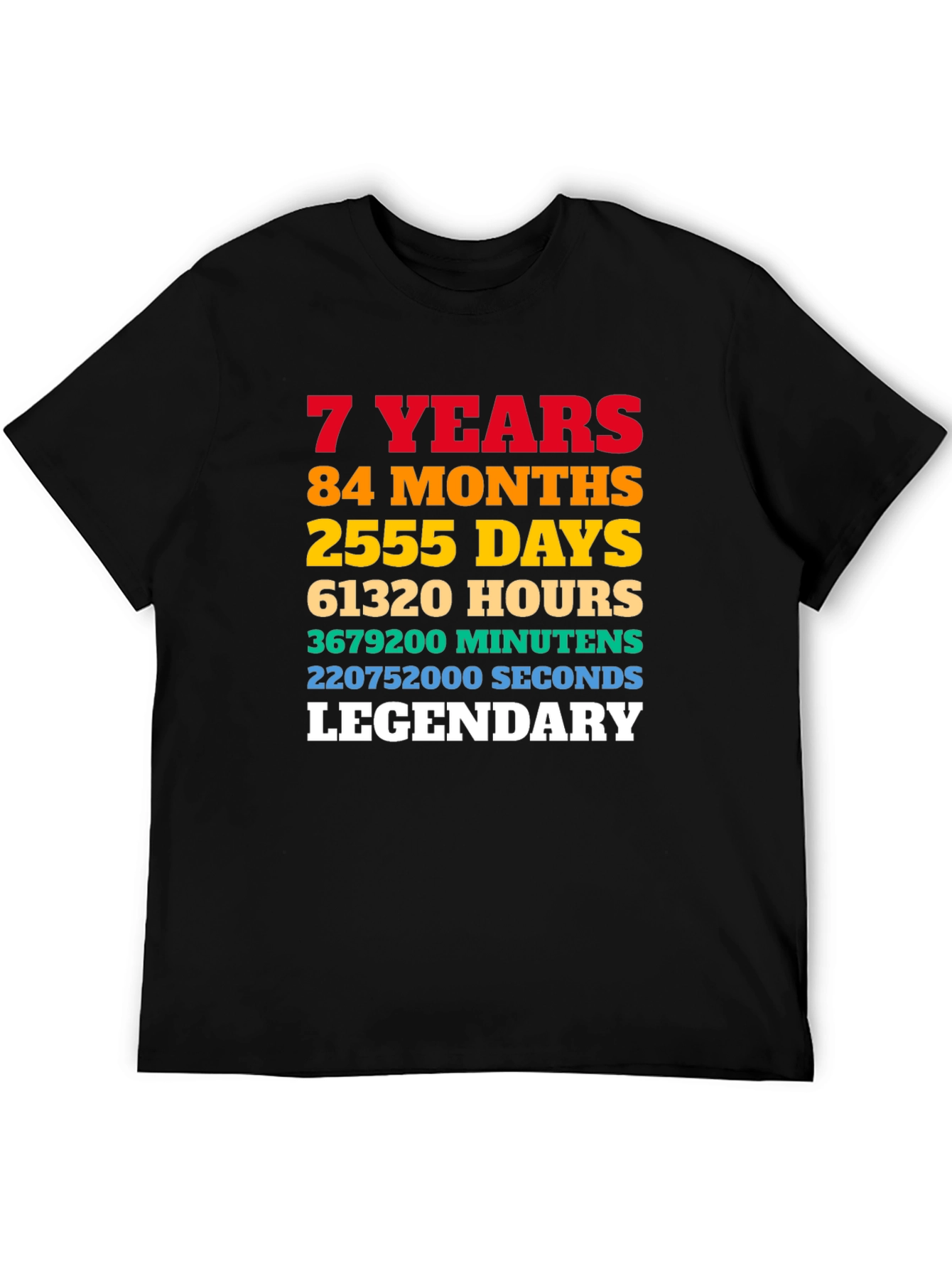 7 Years Legendary Graphic T-Shirt