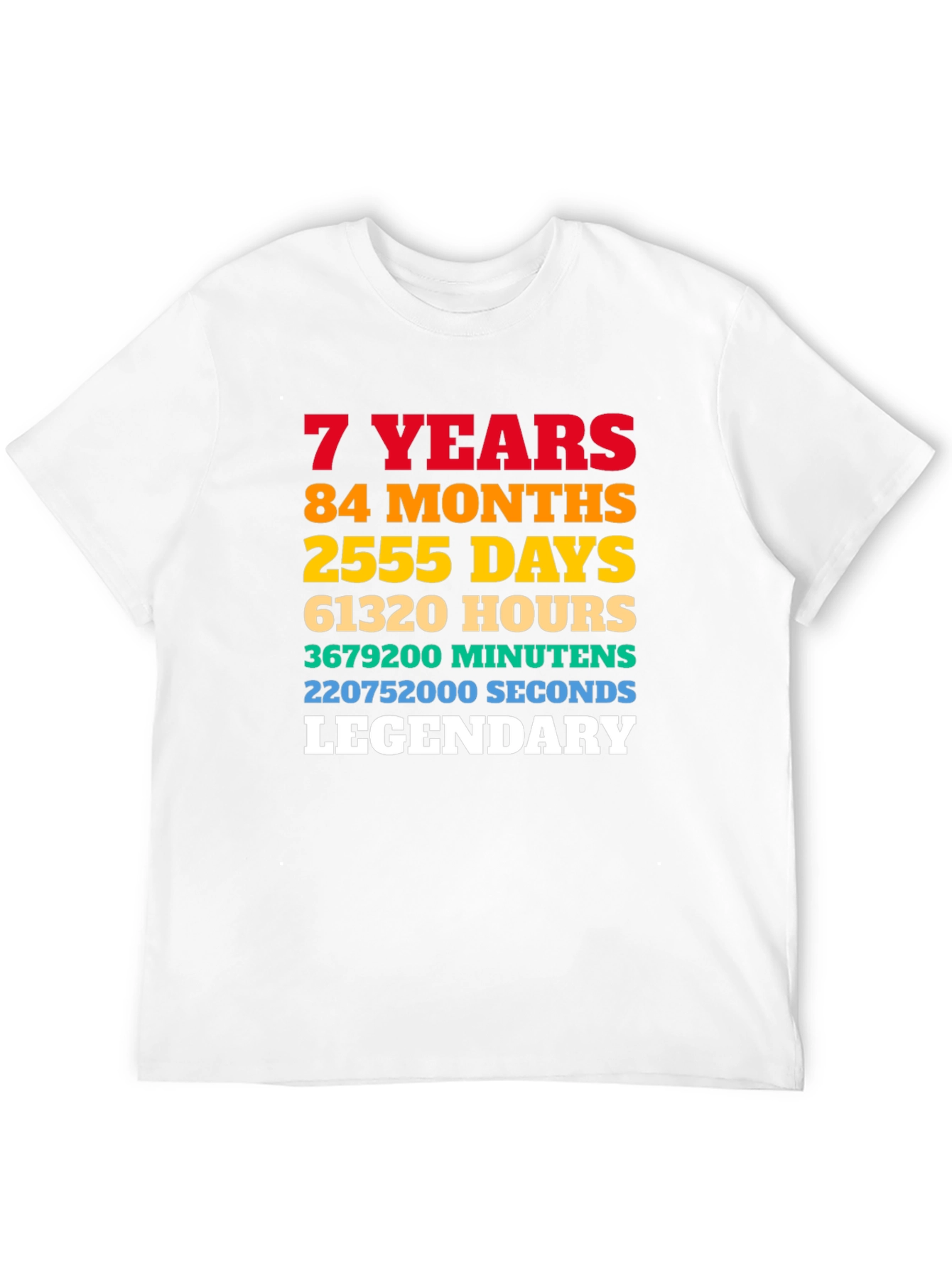 7 Years Legendary Graphic T-Shirt