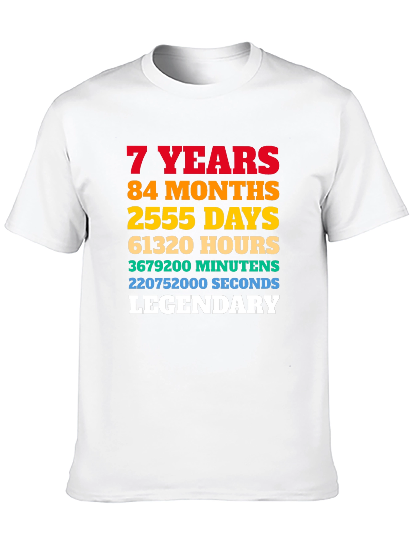 7 Years Legendary Graphic T-Shirt