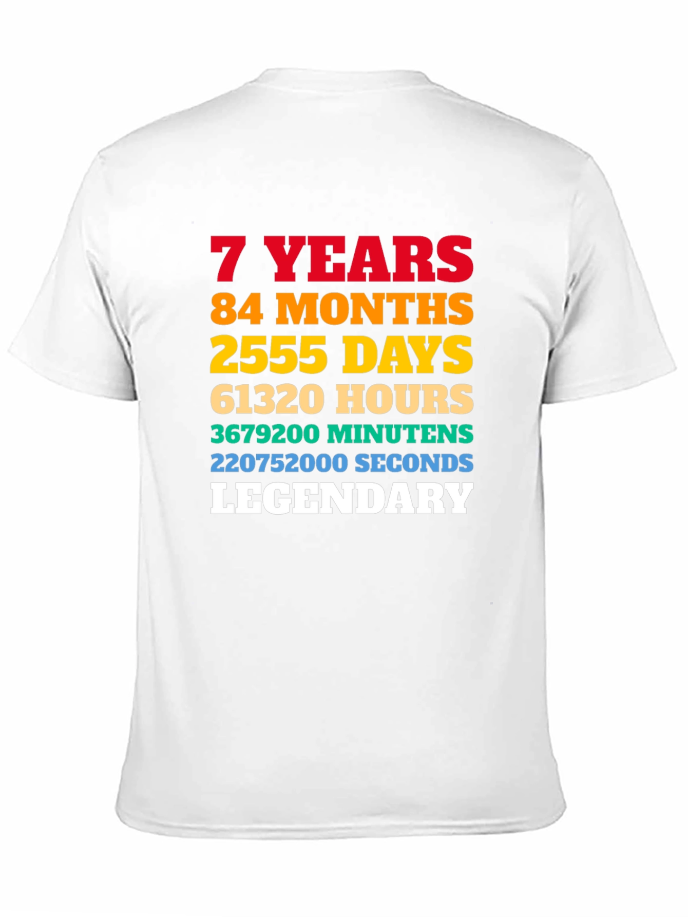 7 Years Legendary Graphic T-Shirt