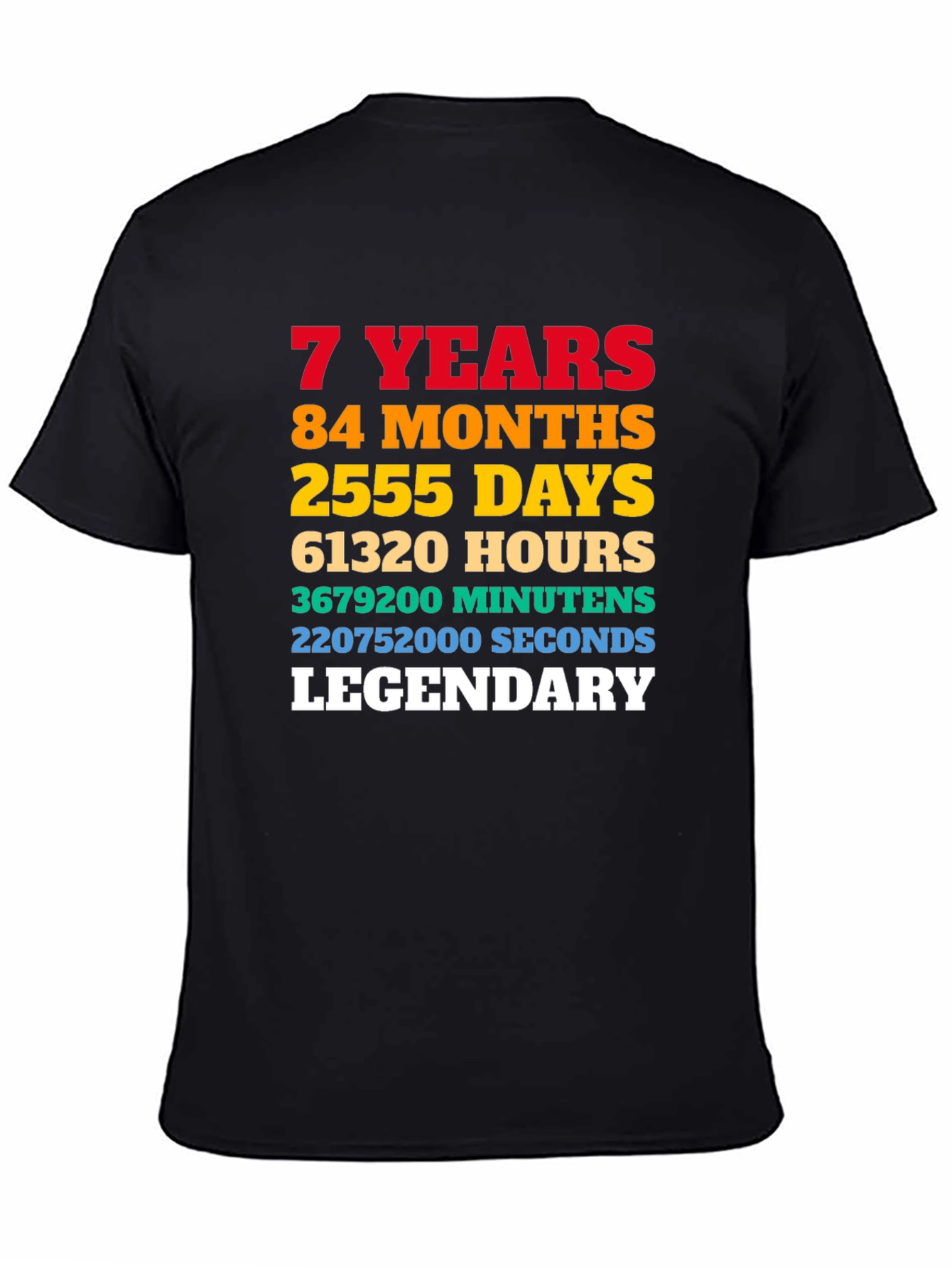 7 Years Legendary Graphic T-Shirt