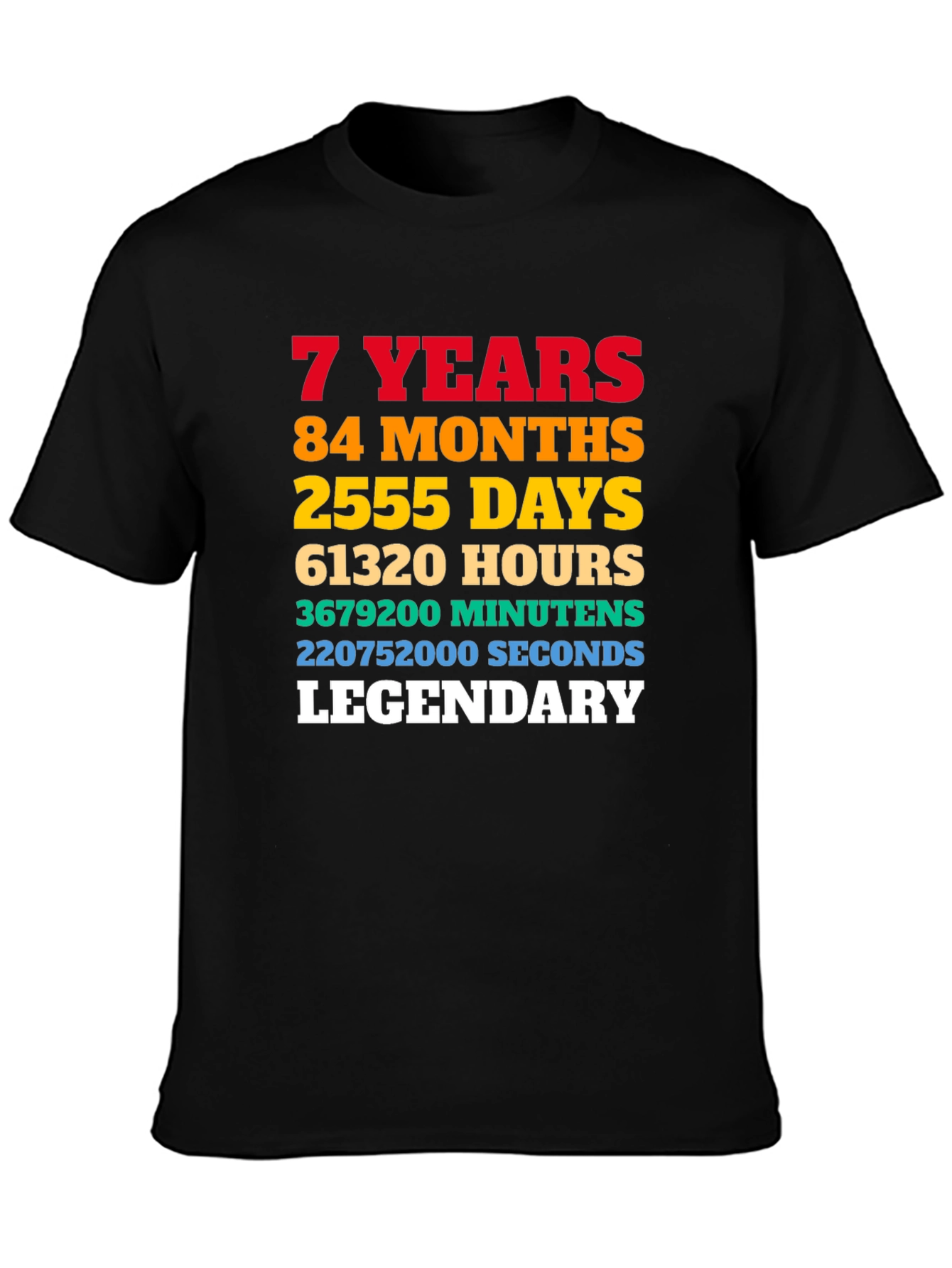 7 Years Legendary Graphic T-Shirt