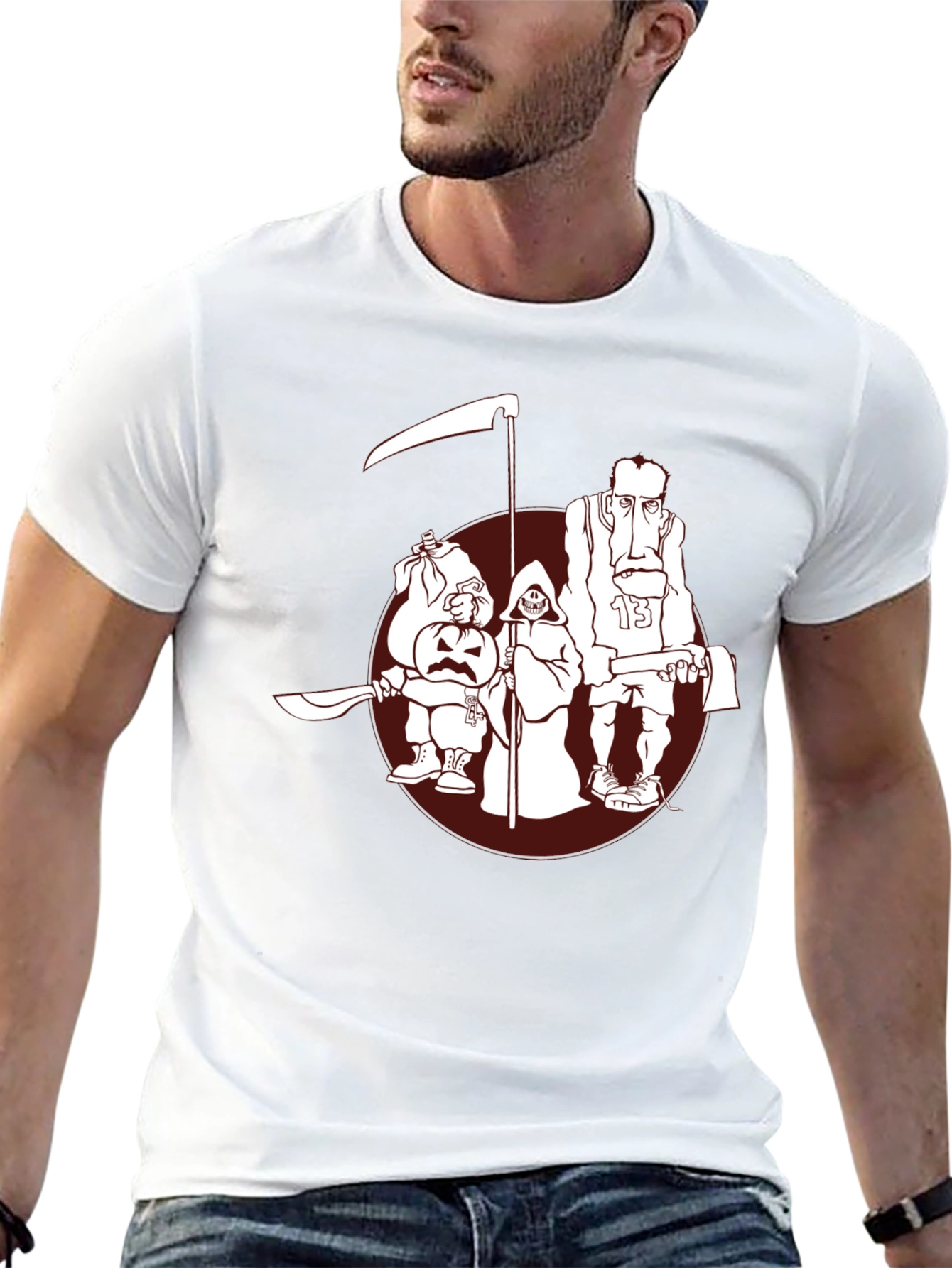 Grim Reaper Graphic T-Shirt