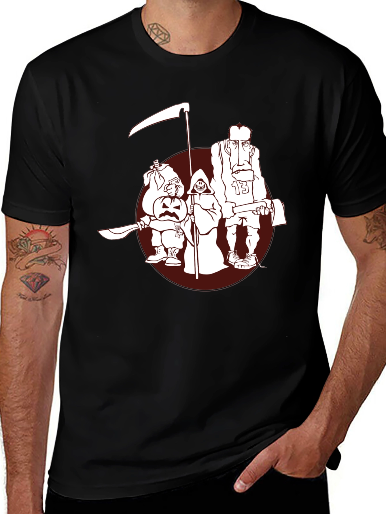 Grim Reaper Graphic T-Shirt