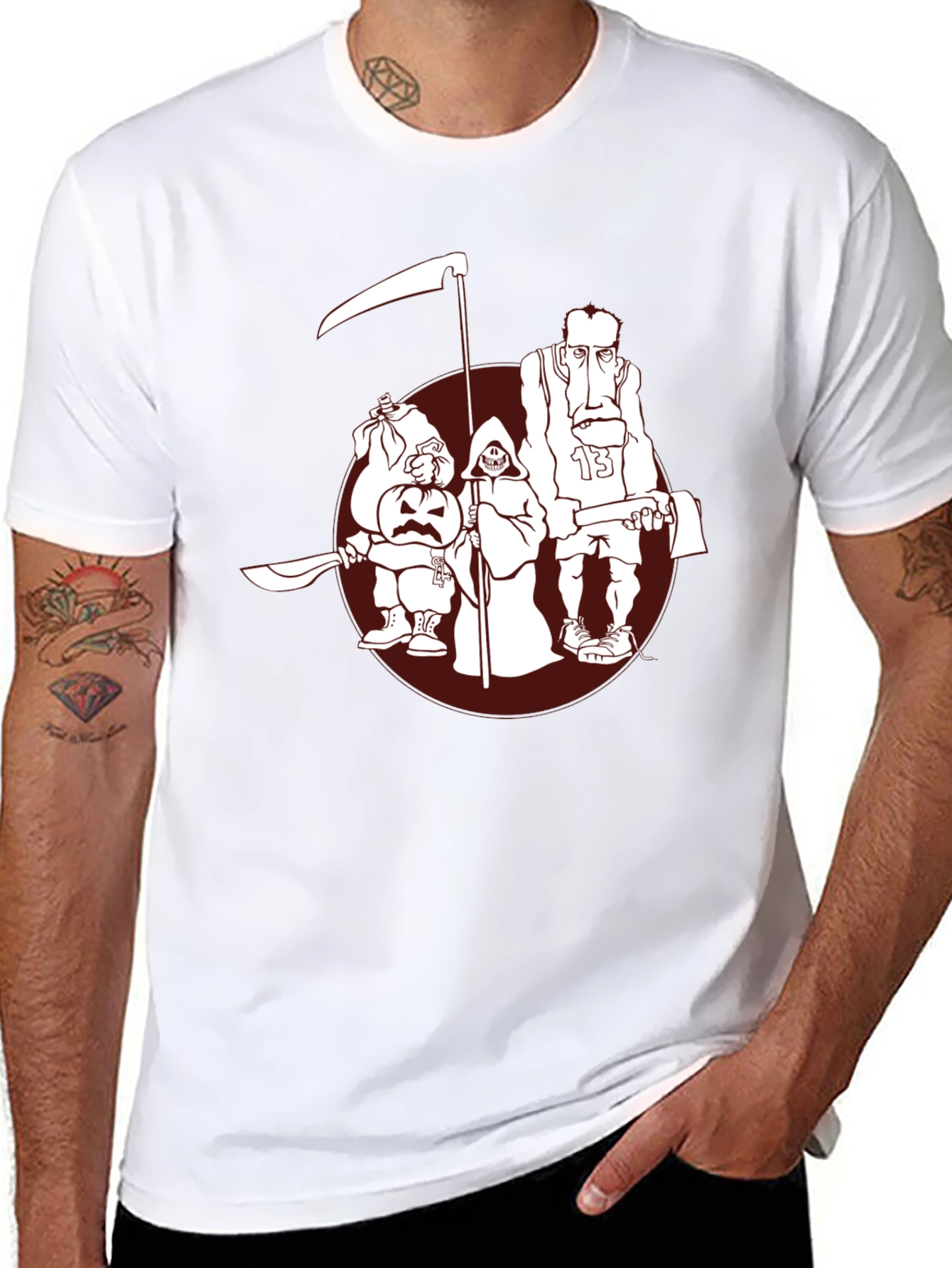 Grim Reaper Graphic T-Shirt
