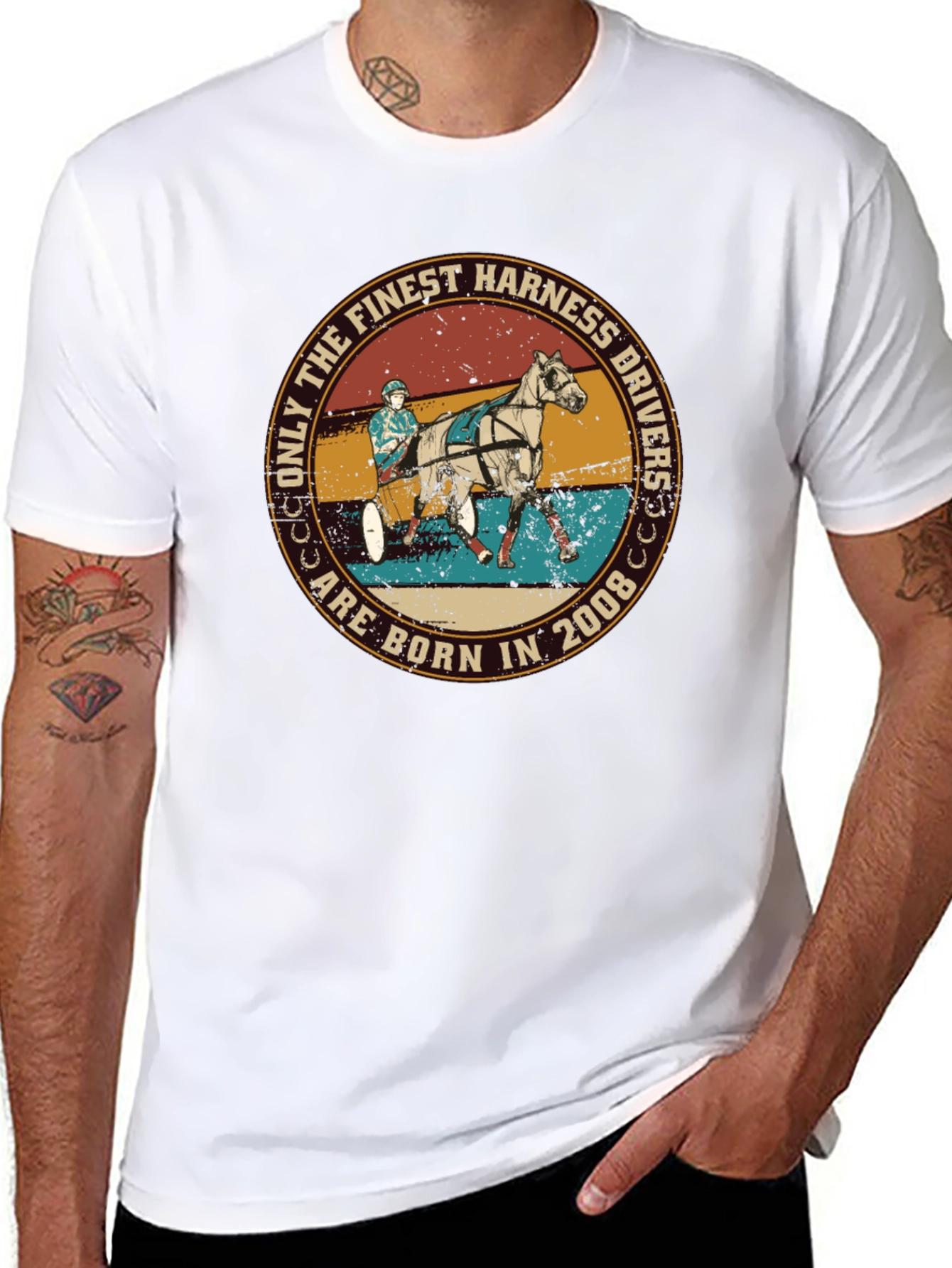 Finest Harness Drivers Born in 2008 T-Shirt