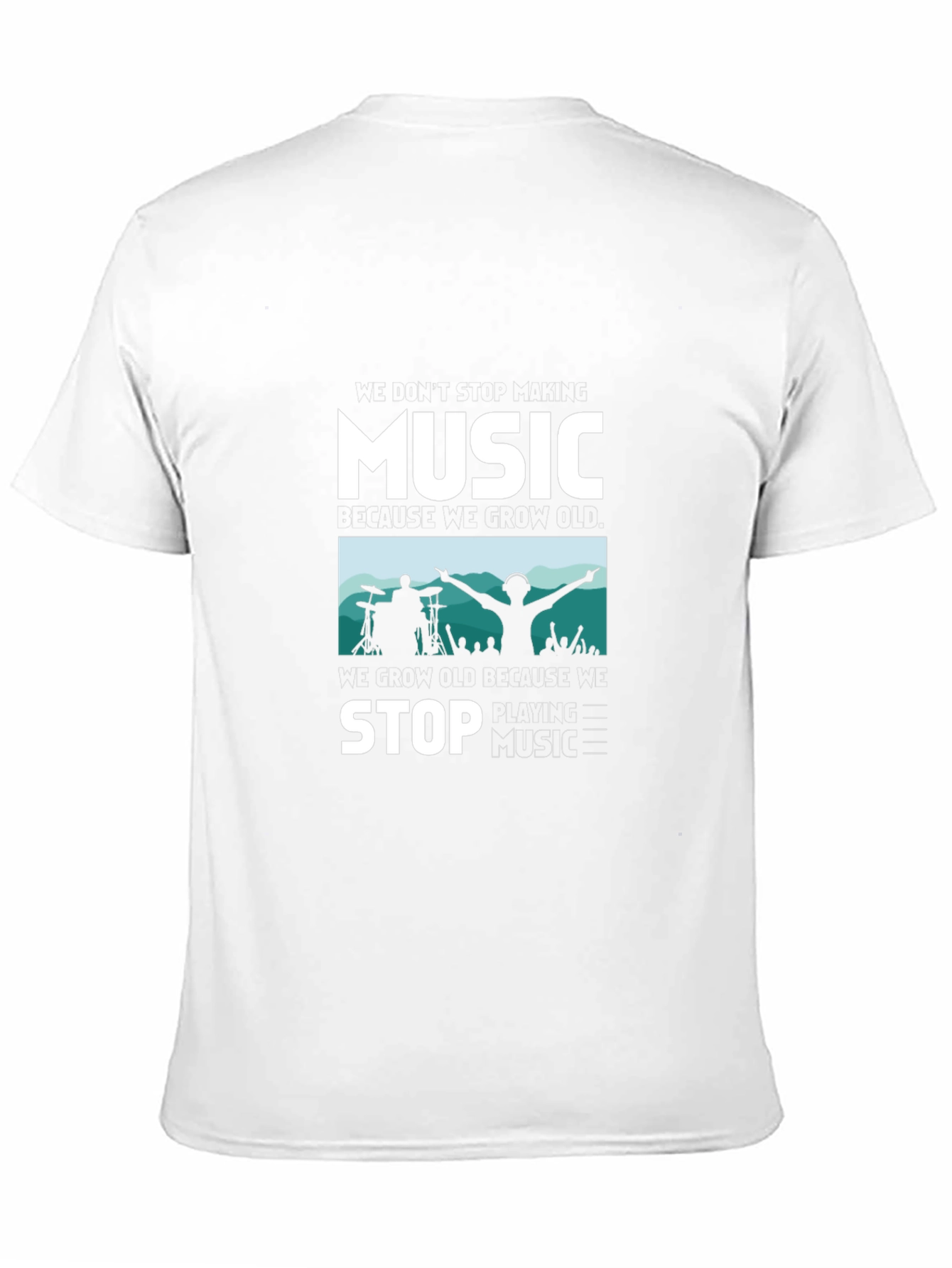 Music Lover Graphic Tee - Never Stop the Beat!