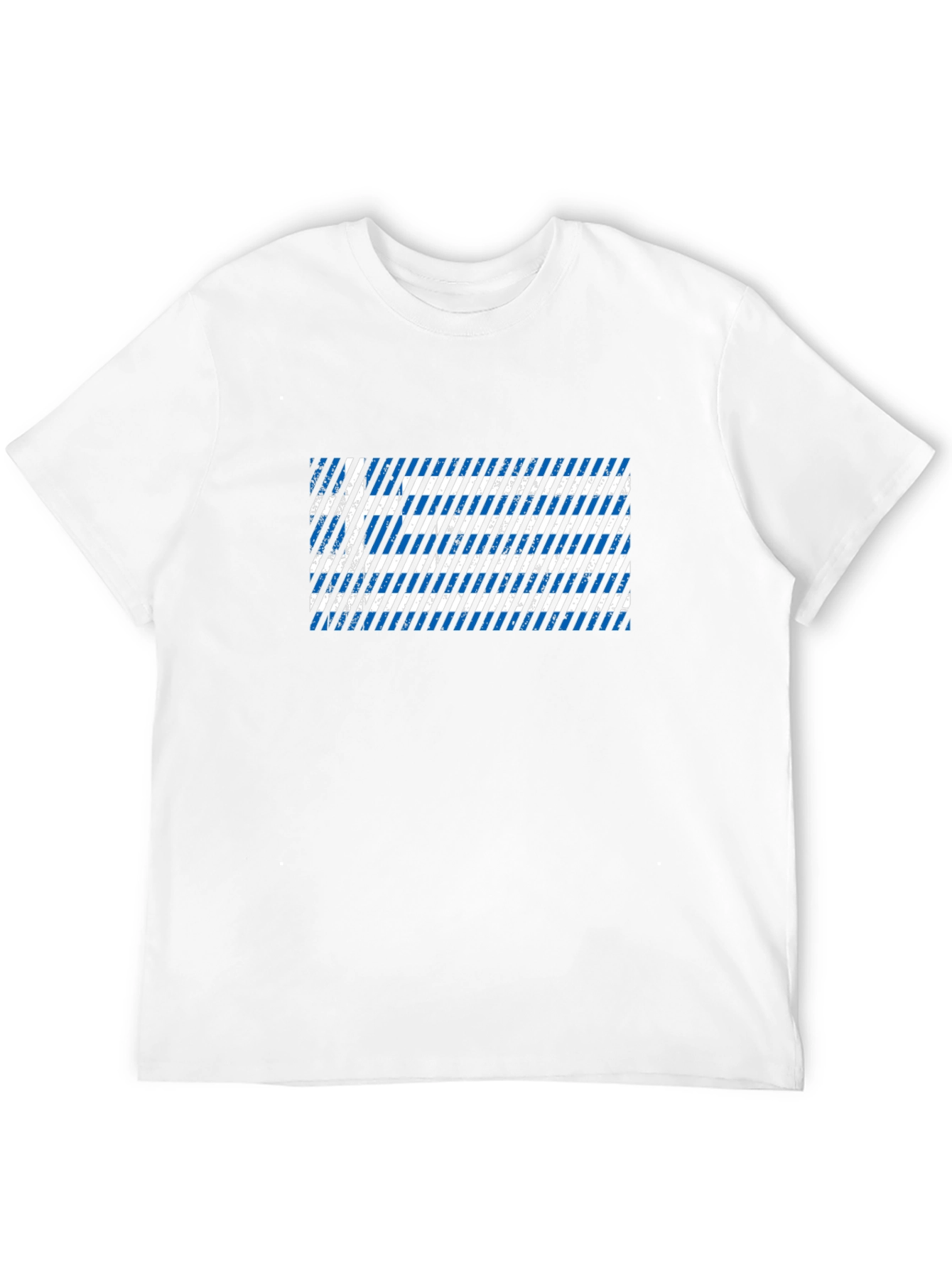 Greek Flag Distressed T-Shirt