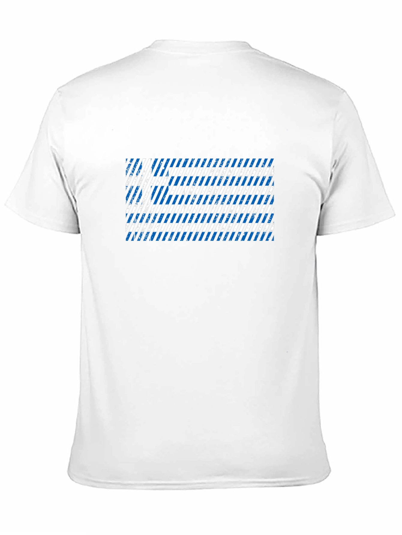 Greek Flag Distressed T-Shirt