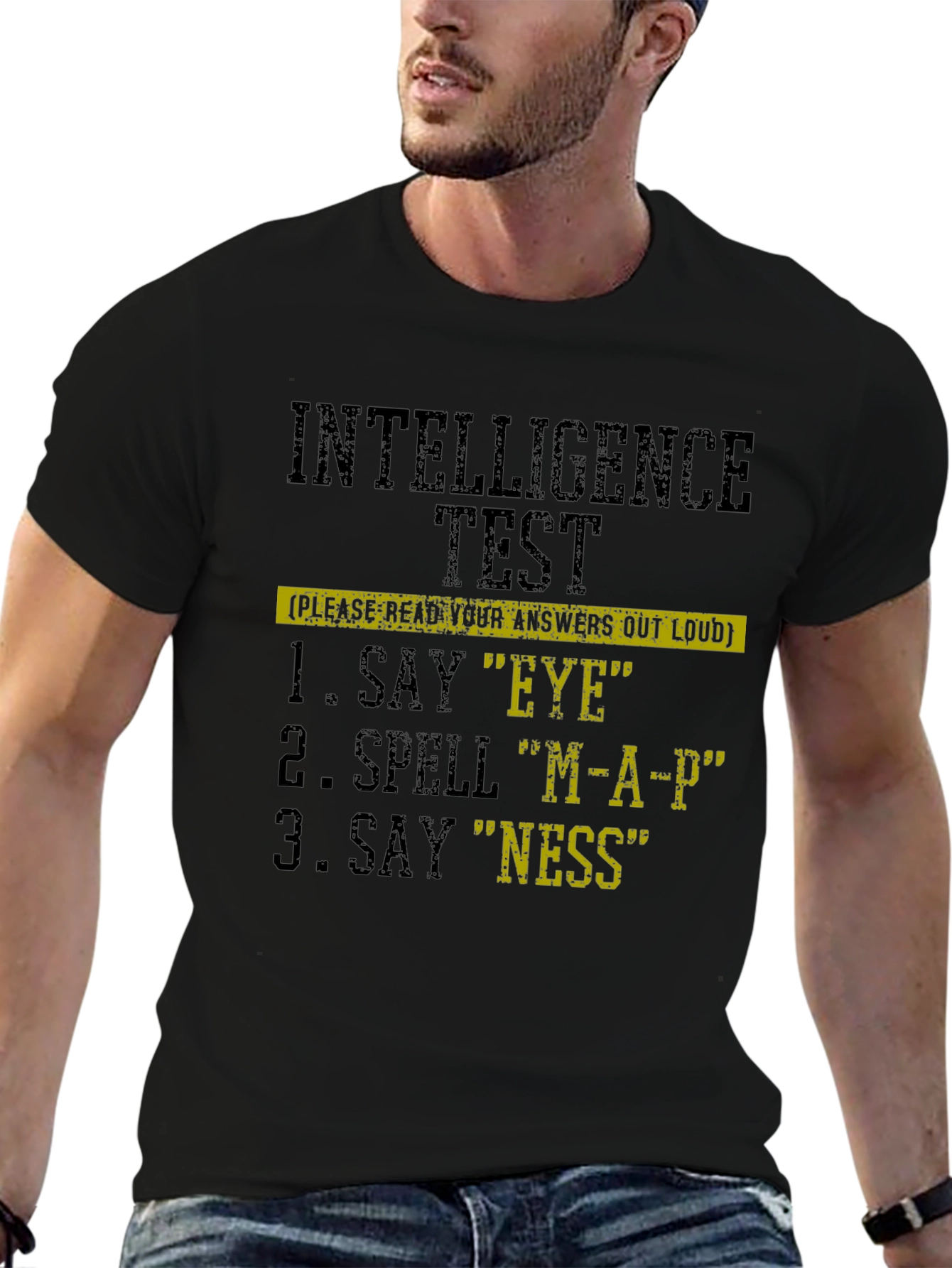 Intelligence Test Novelty Graphic T-Shirt