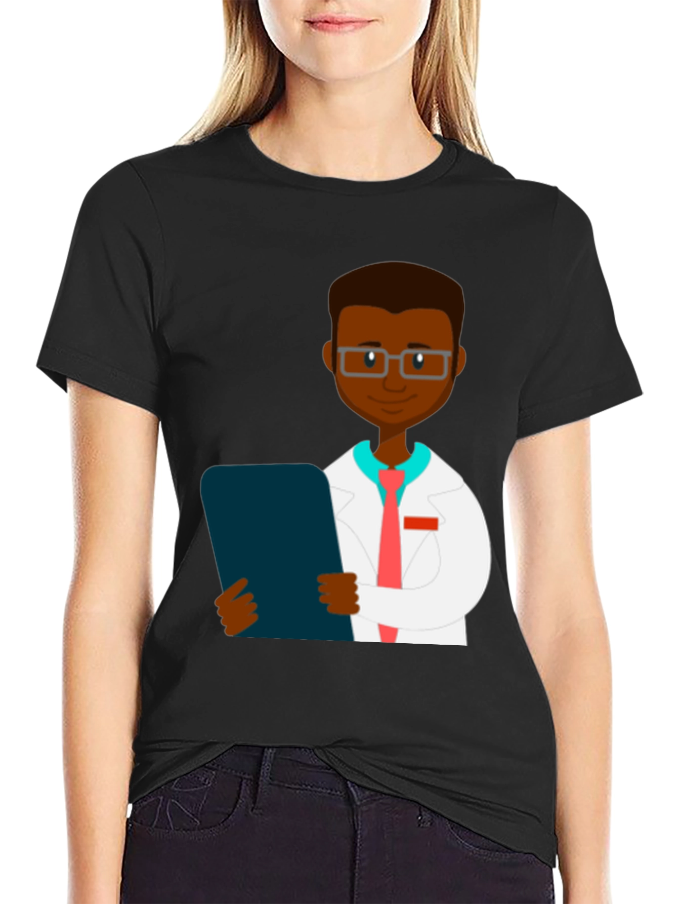 Doctor Graphic T-Shirt - Mens Black Tee