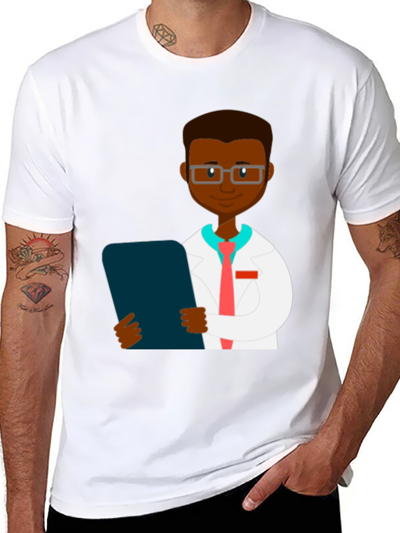 Doctor Graphic T-Shirt - Mens Black Tee