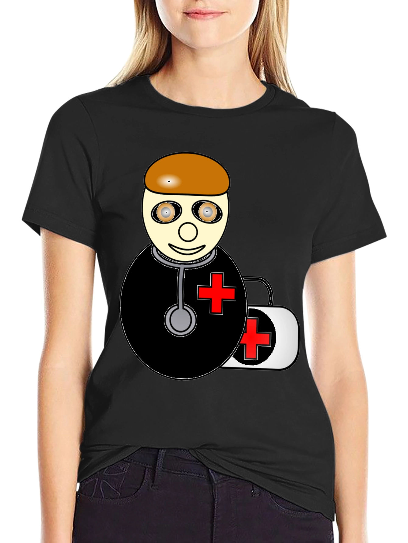 Cartoon Doctor T-Shirt - Medical Humor