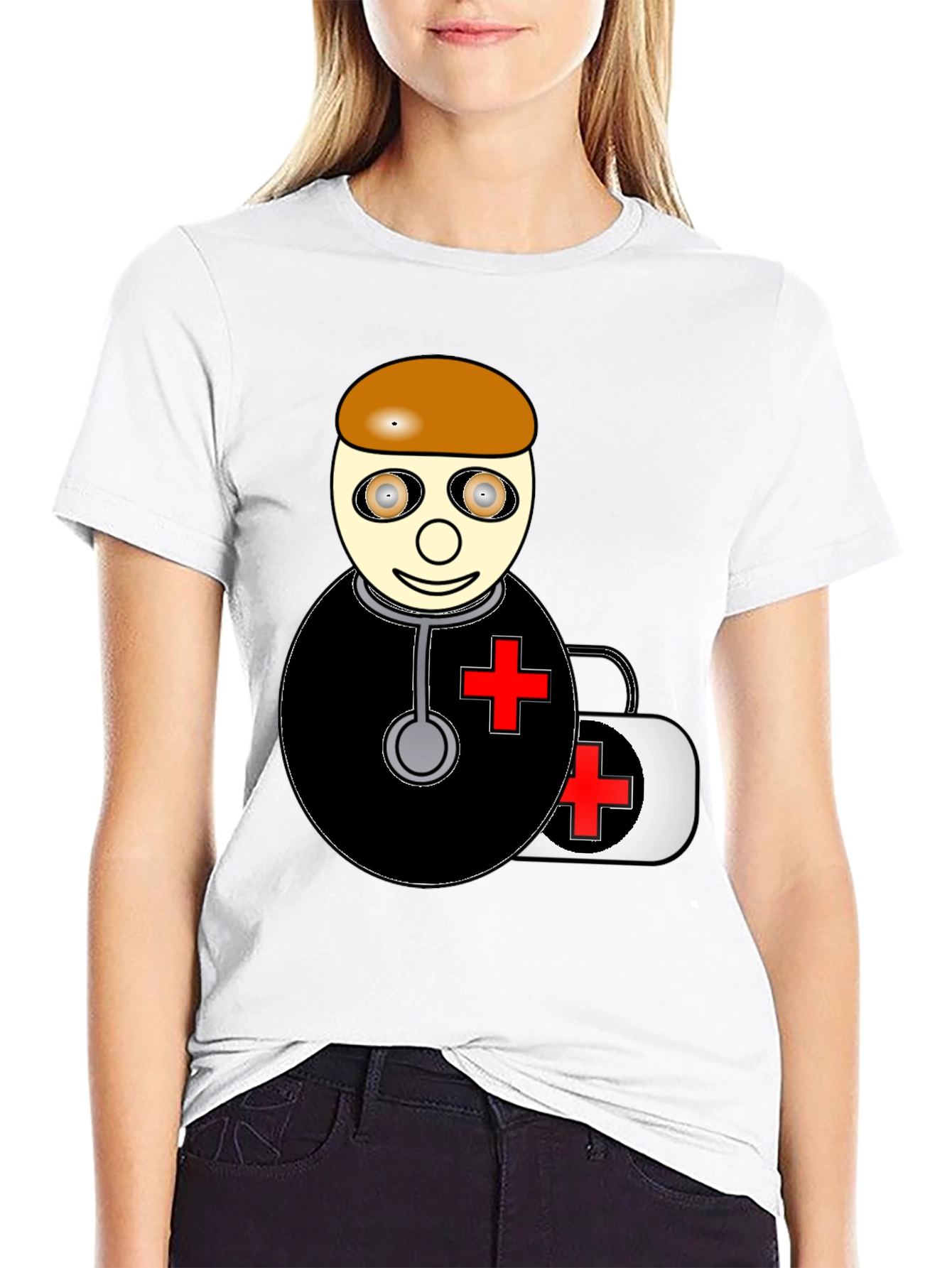 Cartoon Doctor T-Shirt - Medical Humor