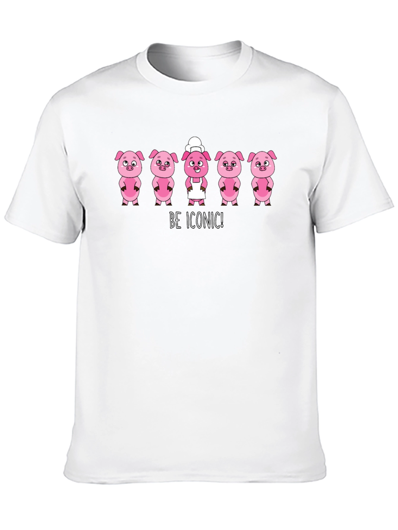 Be Iconic Pig Chef Graphic Tee