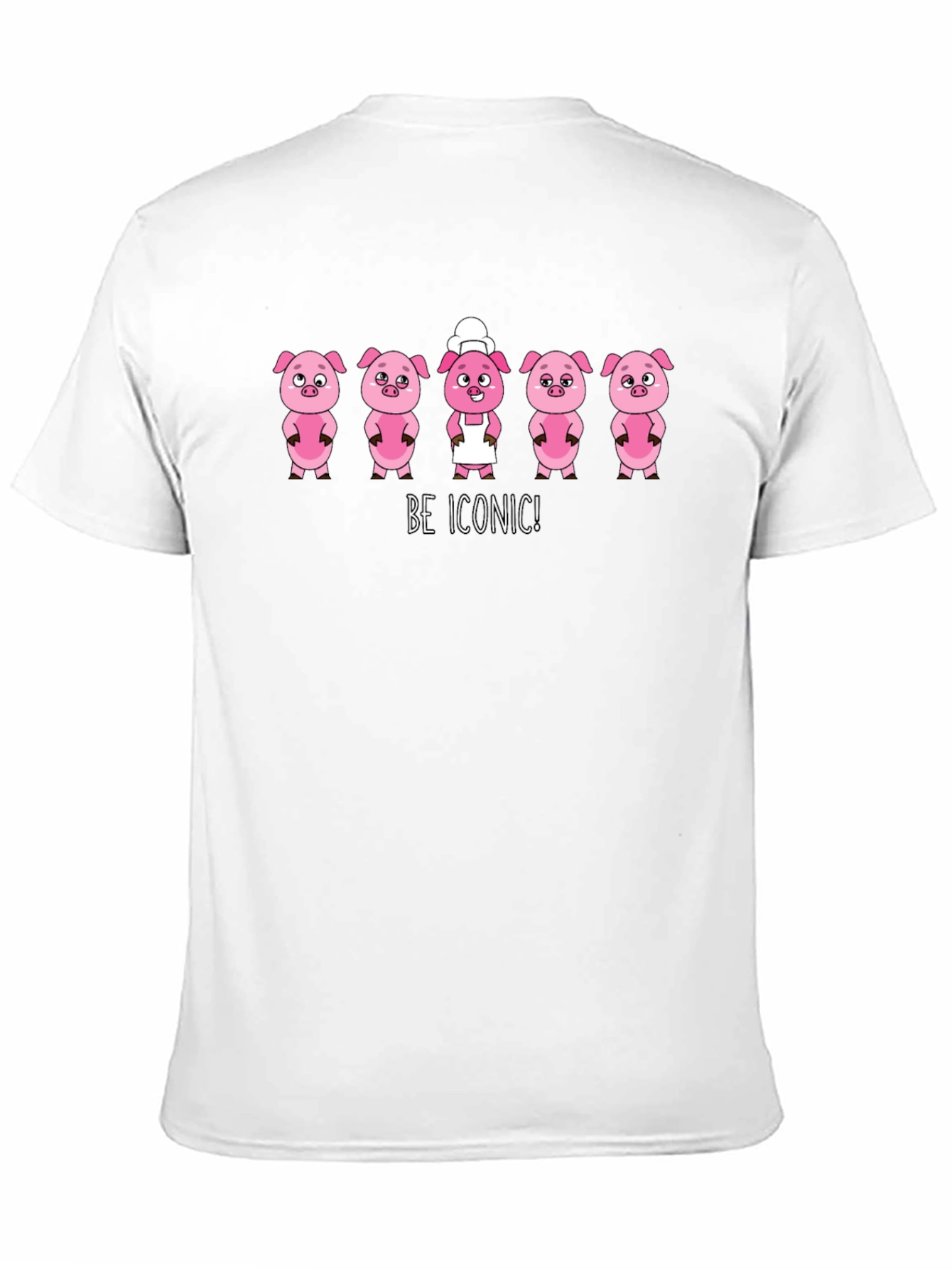 Be Iconic Pig Chef Graphic Tee