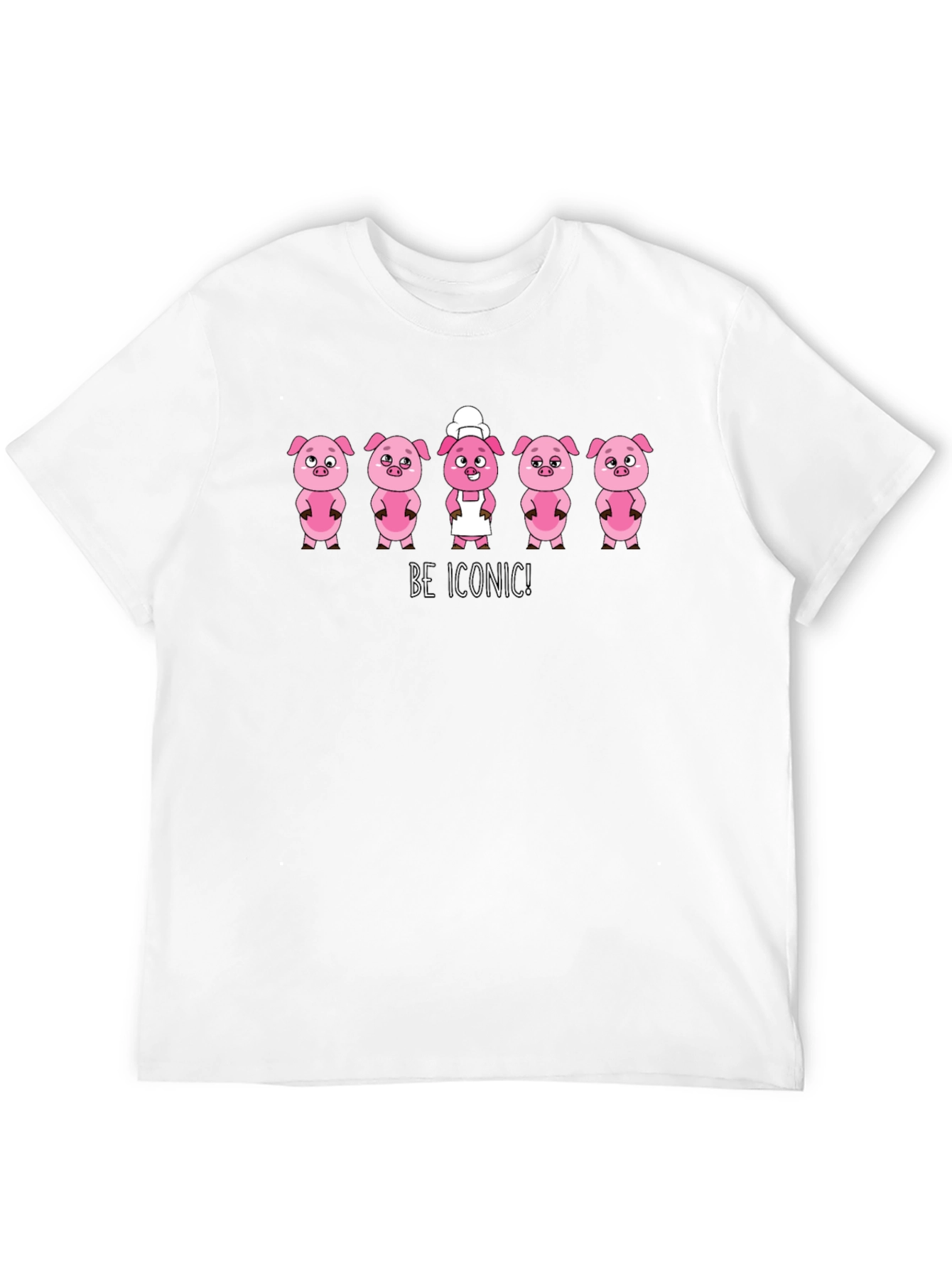 Be Iconic Pig Chef Graphic Tee