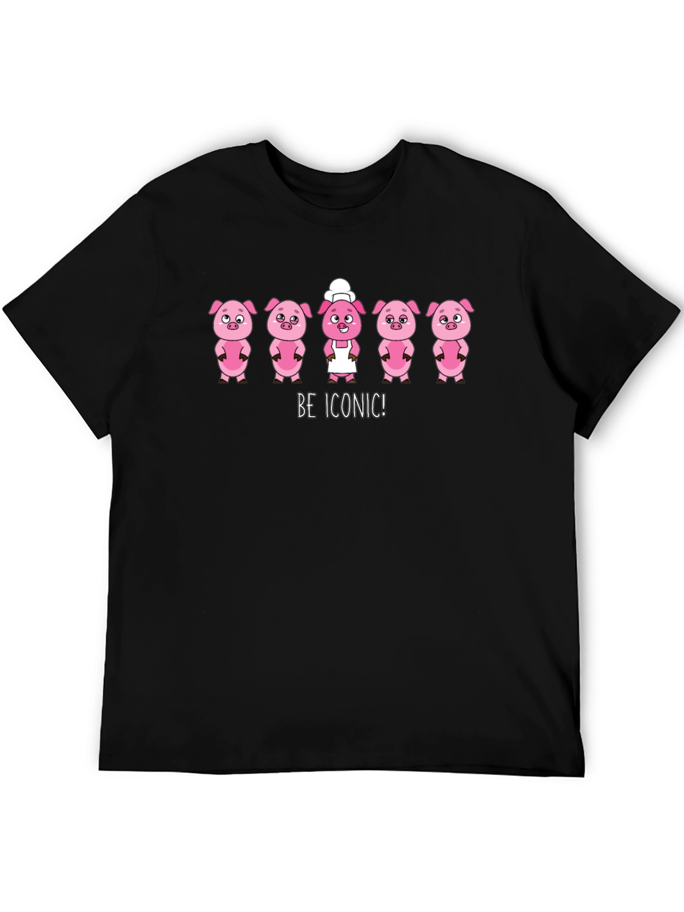Be Iconic Pig Chef Graphic Tee