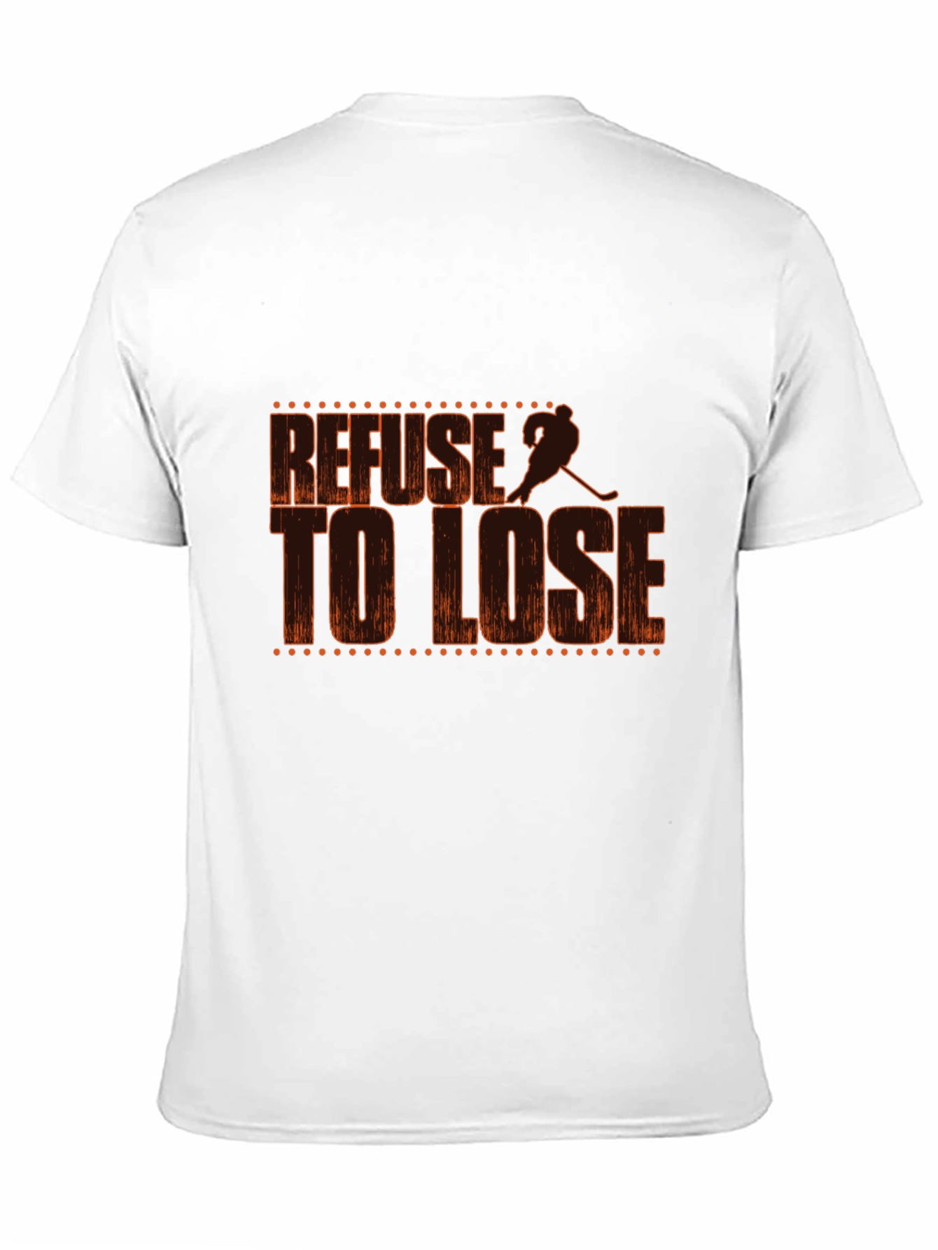 Refuse to Lose Hockey Graphic Tee - Black