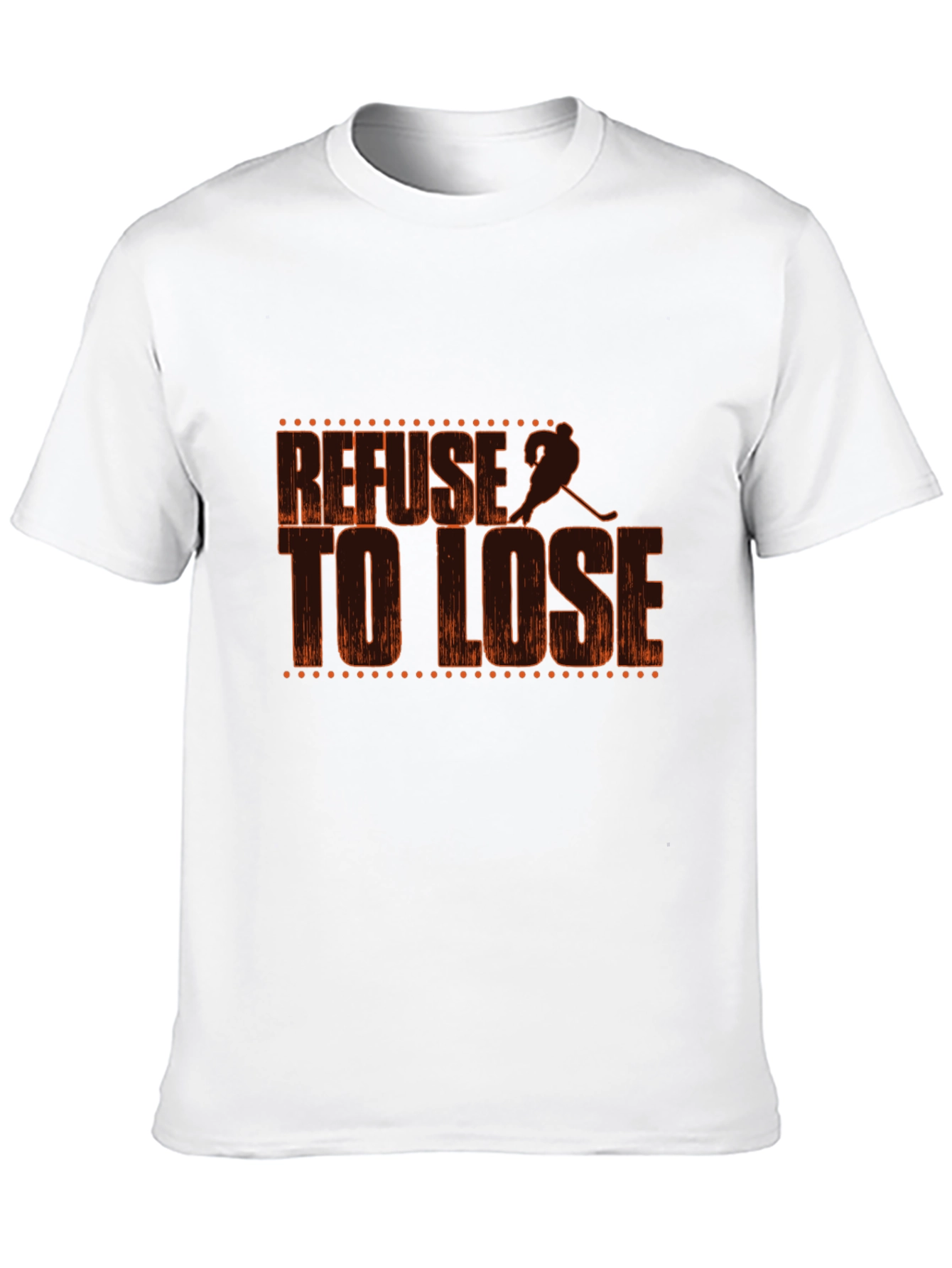 Refuse to Lose Hockey Graphic Tee - Black